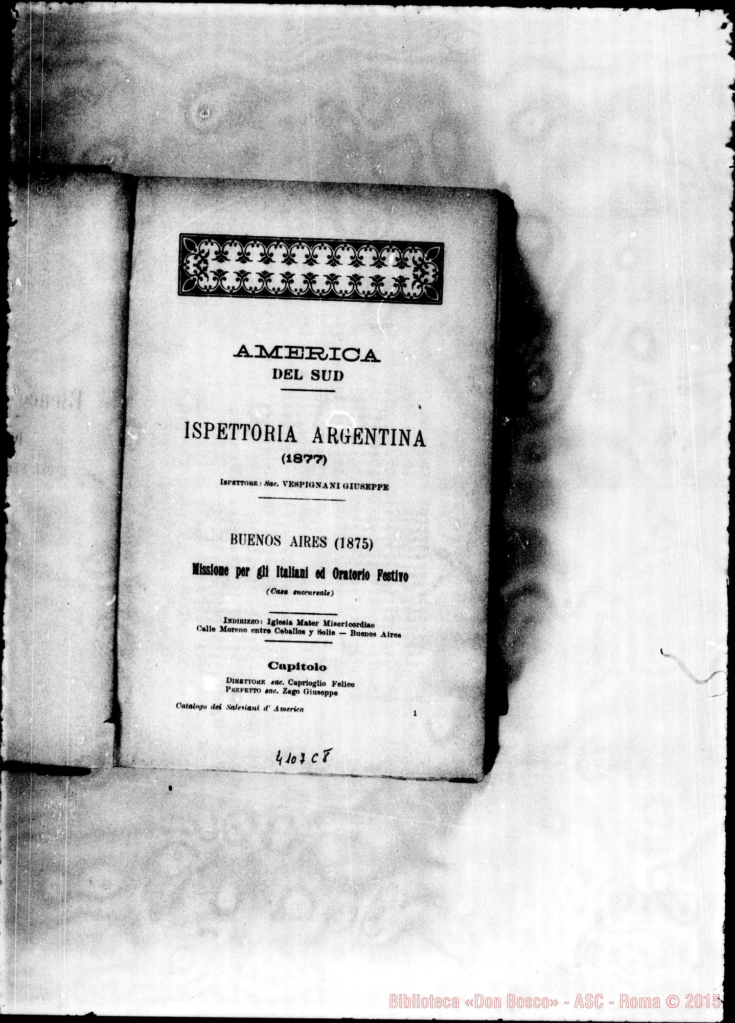 Fotogramma C 8 — America