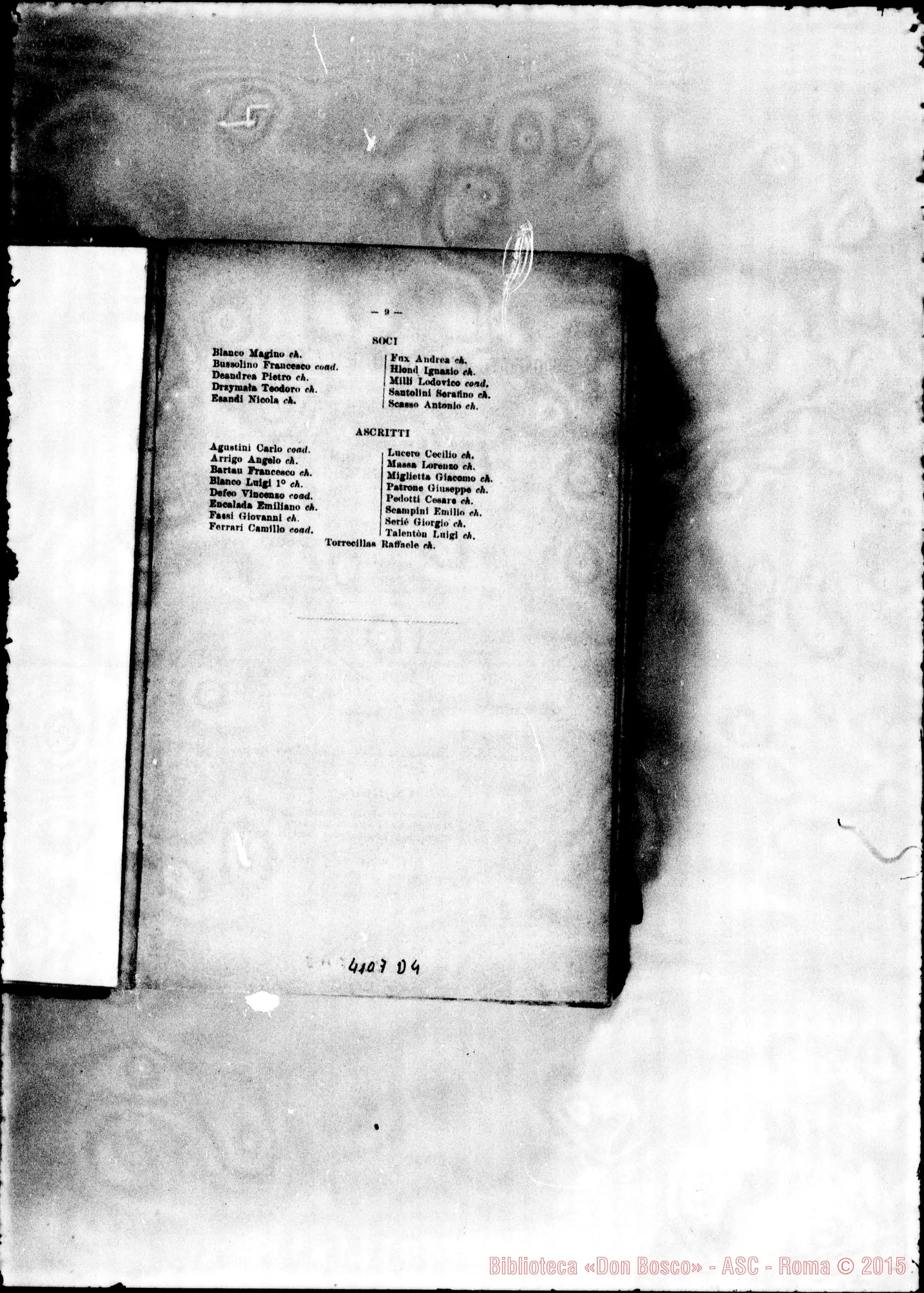 Fotogramma D 4 — America