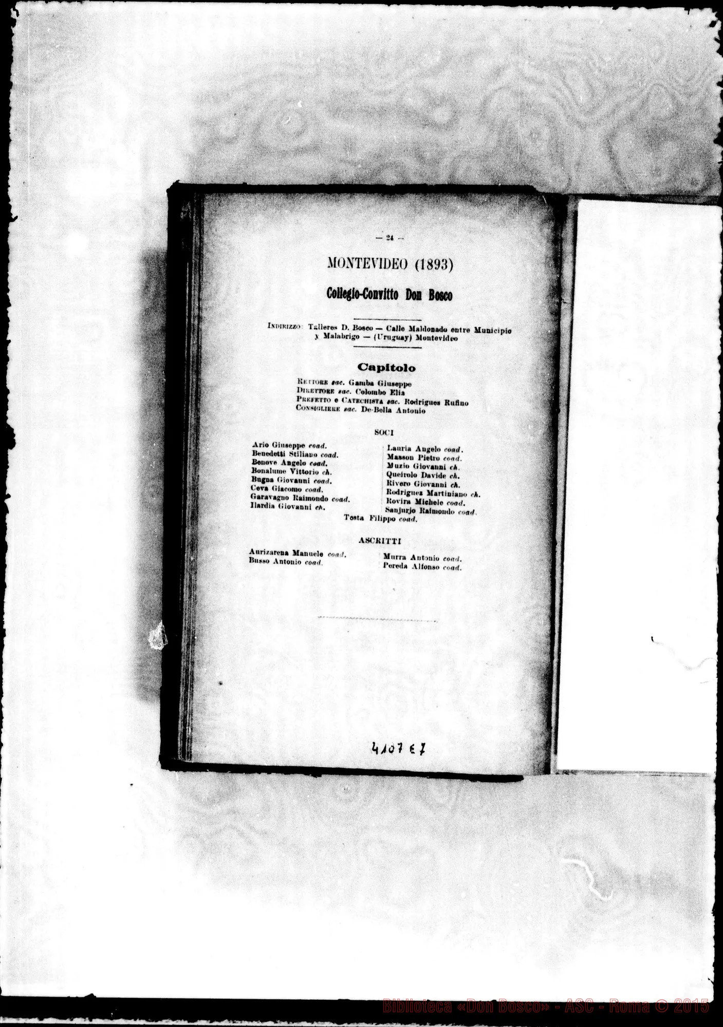 Fotogramma E 7 — America