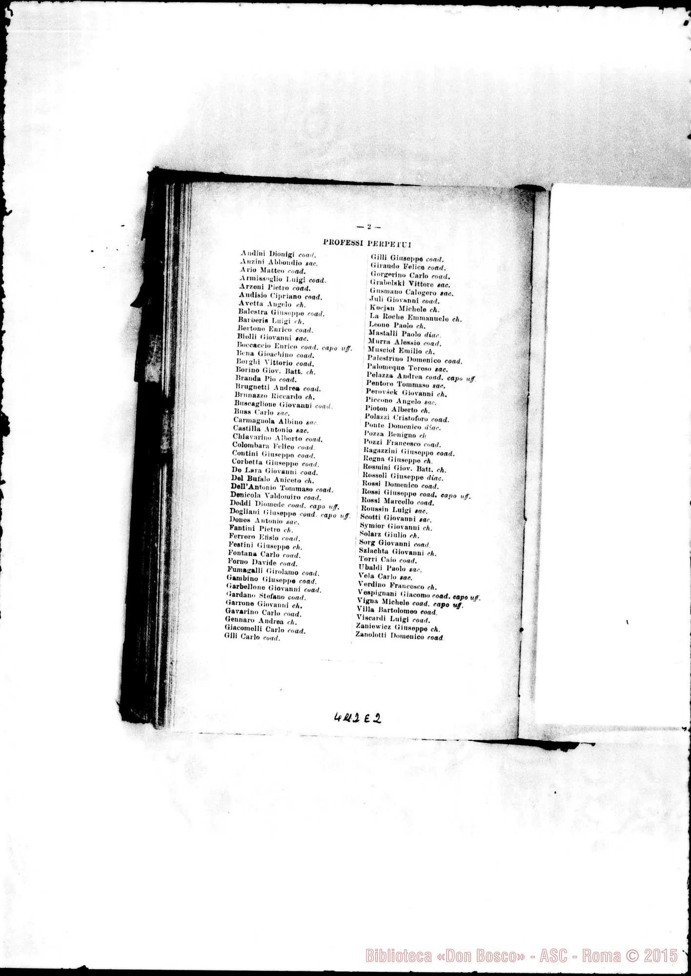 Fotogramma E 2 — 1900: Europa-Asia-Africa