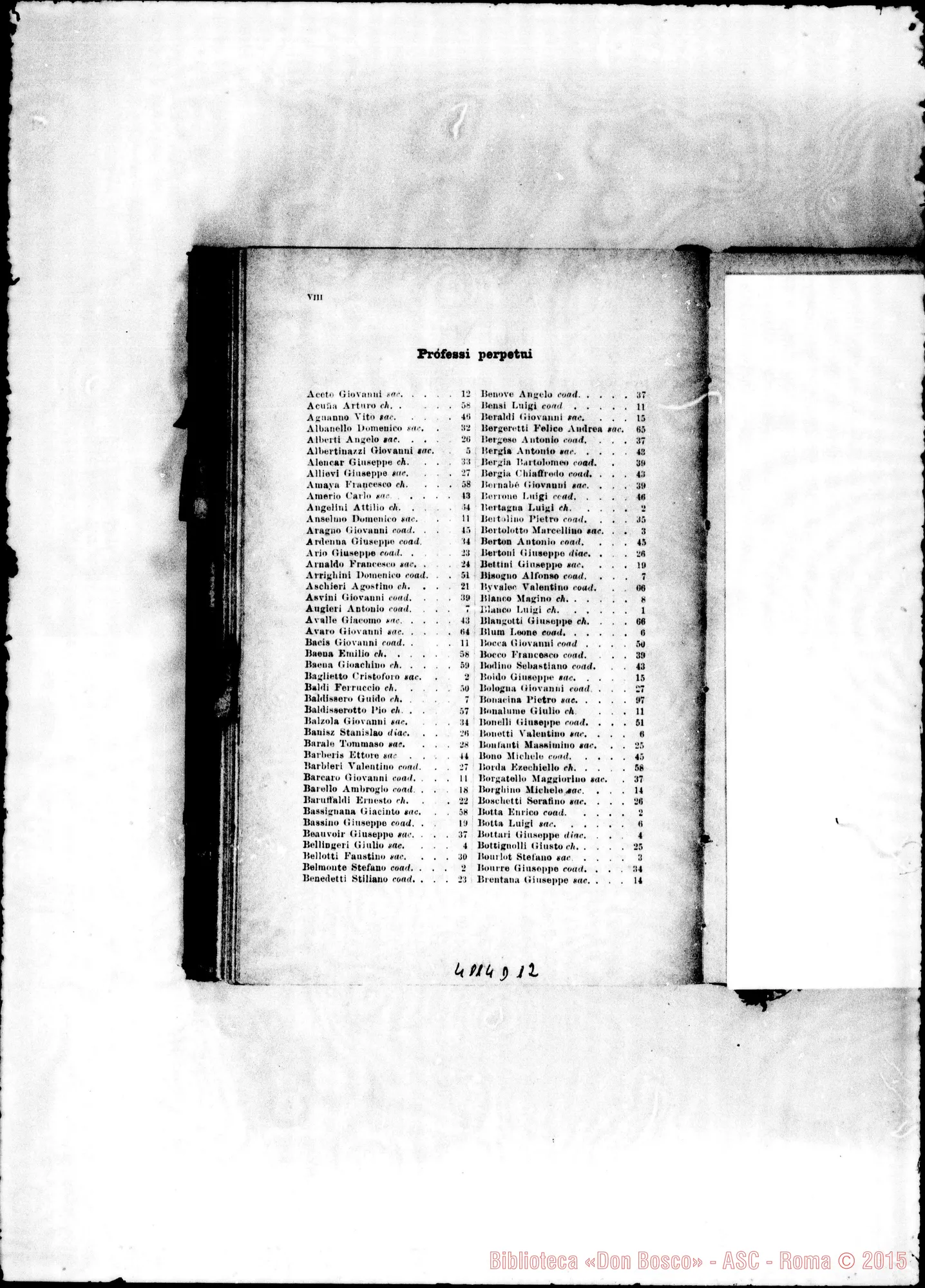 Fotogramma D 12 — America