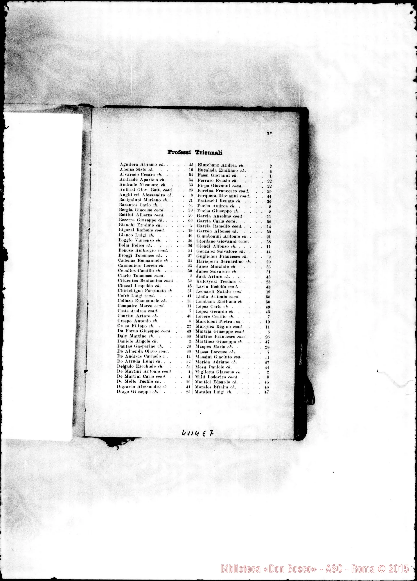 Fotogramma E 7 — America