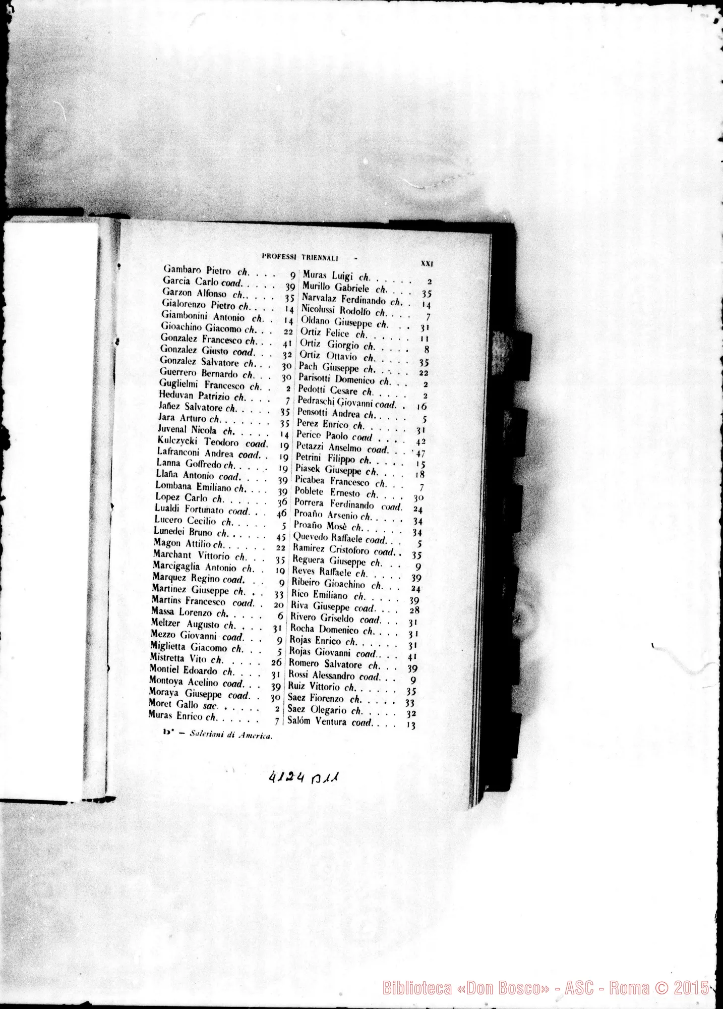 Fotogramma B 11 — America