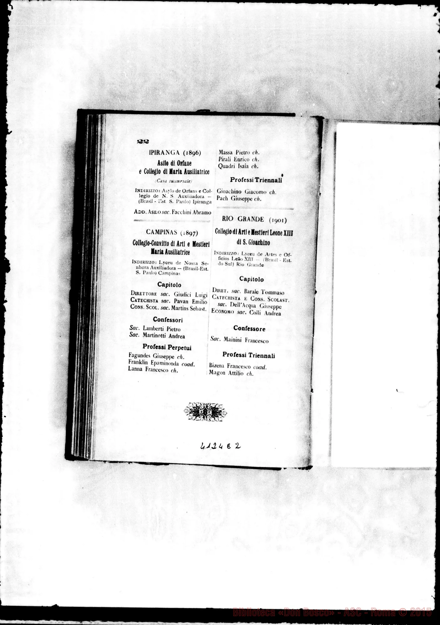 Fotogramma E 2 — America