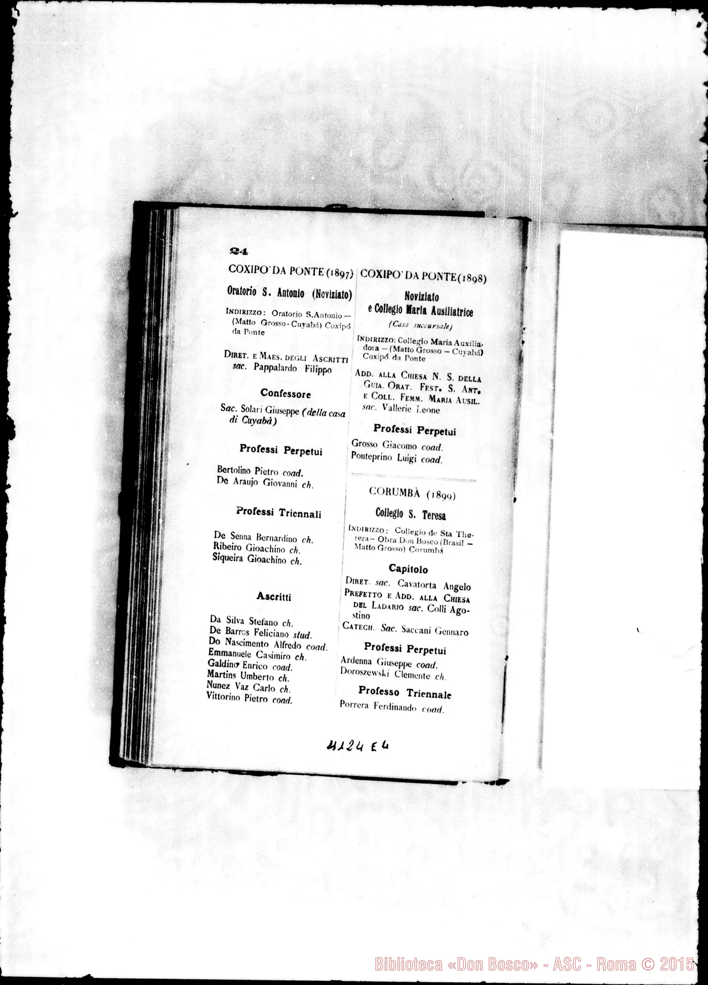 Fotogramma E 4 — America