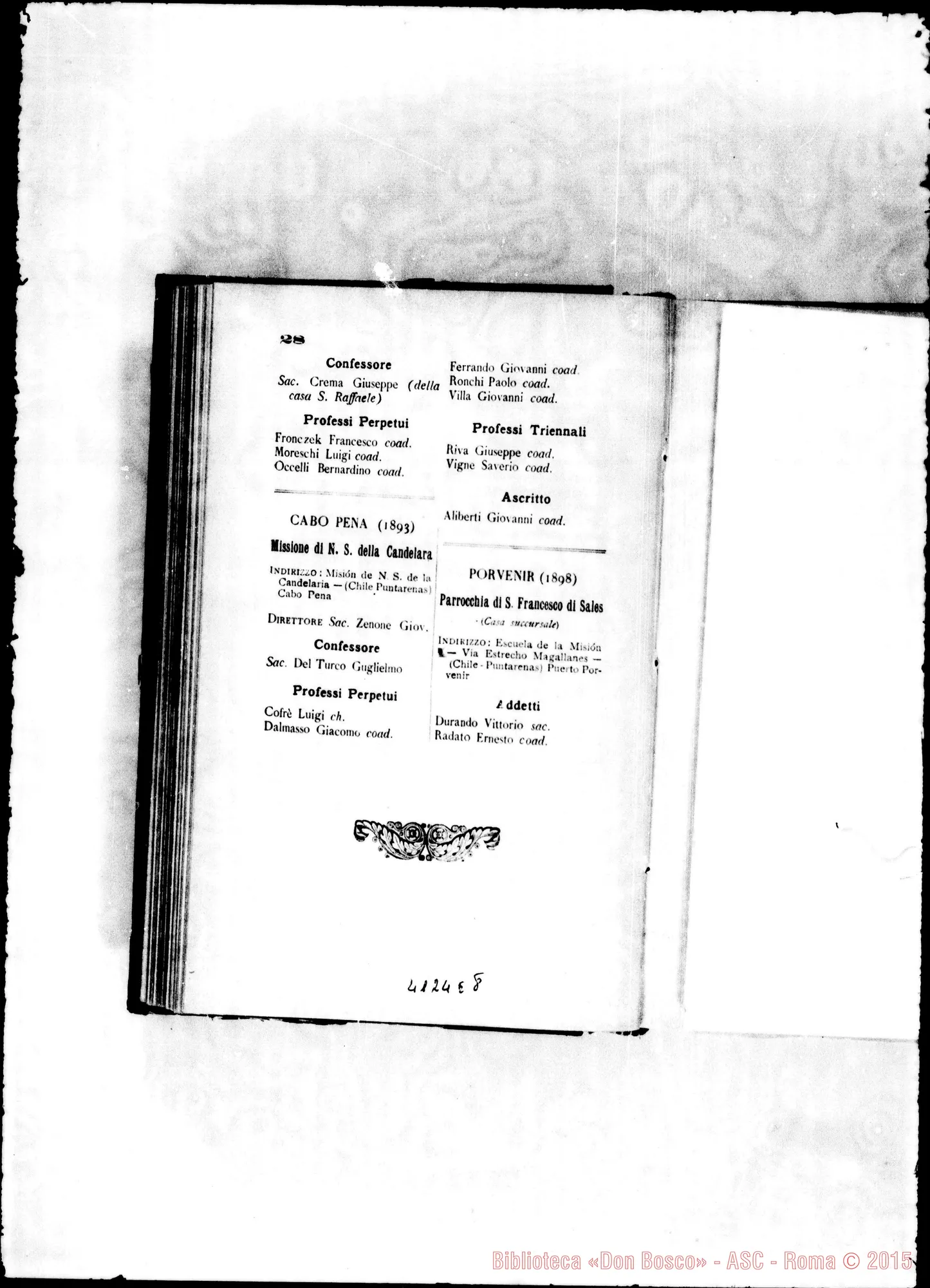 Fotogramma E 8 — America