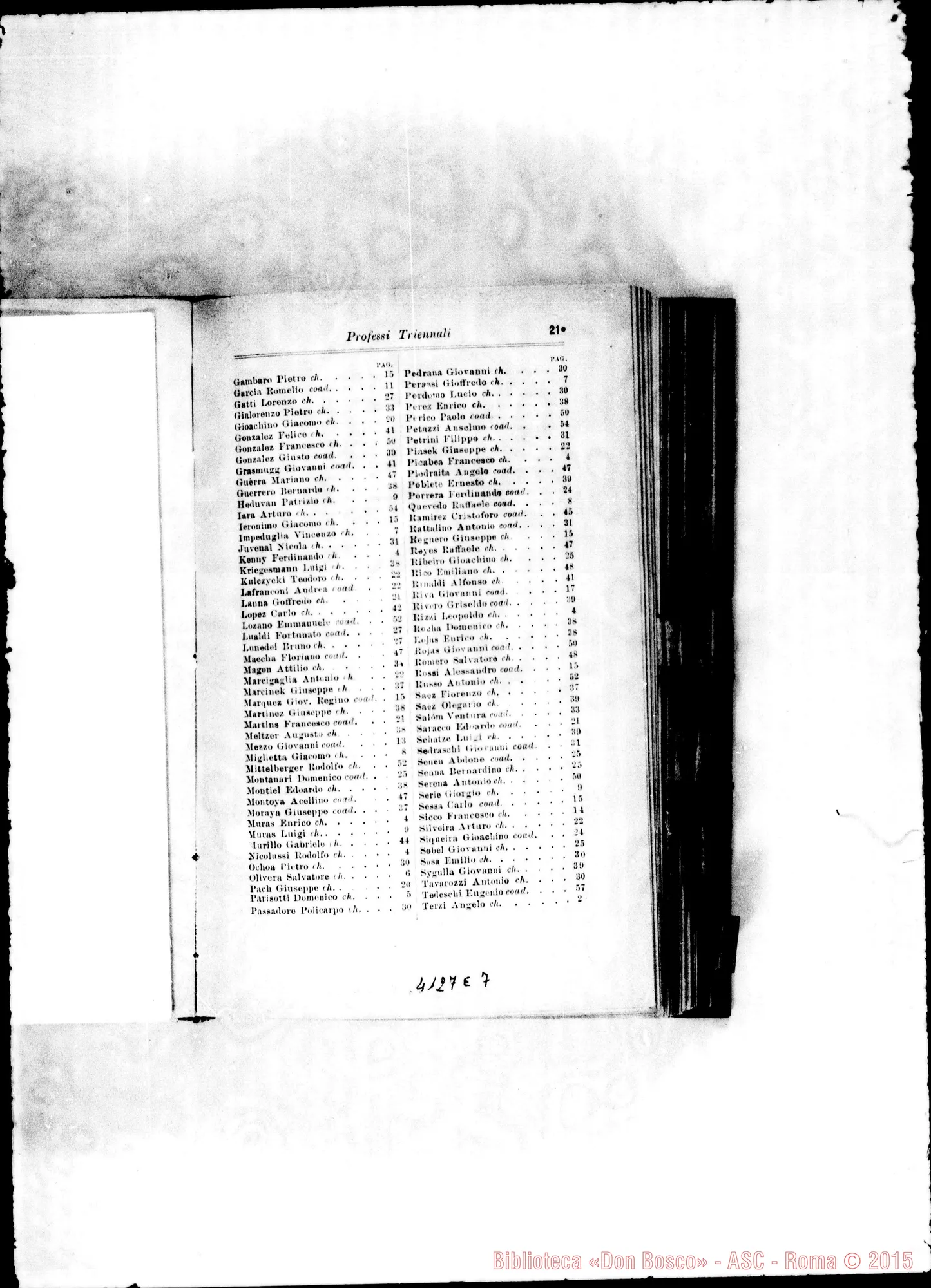 Fotogramma E 7 — America