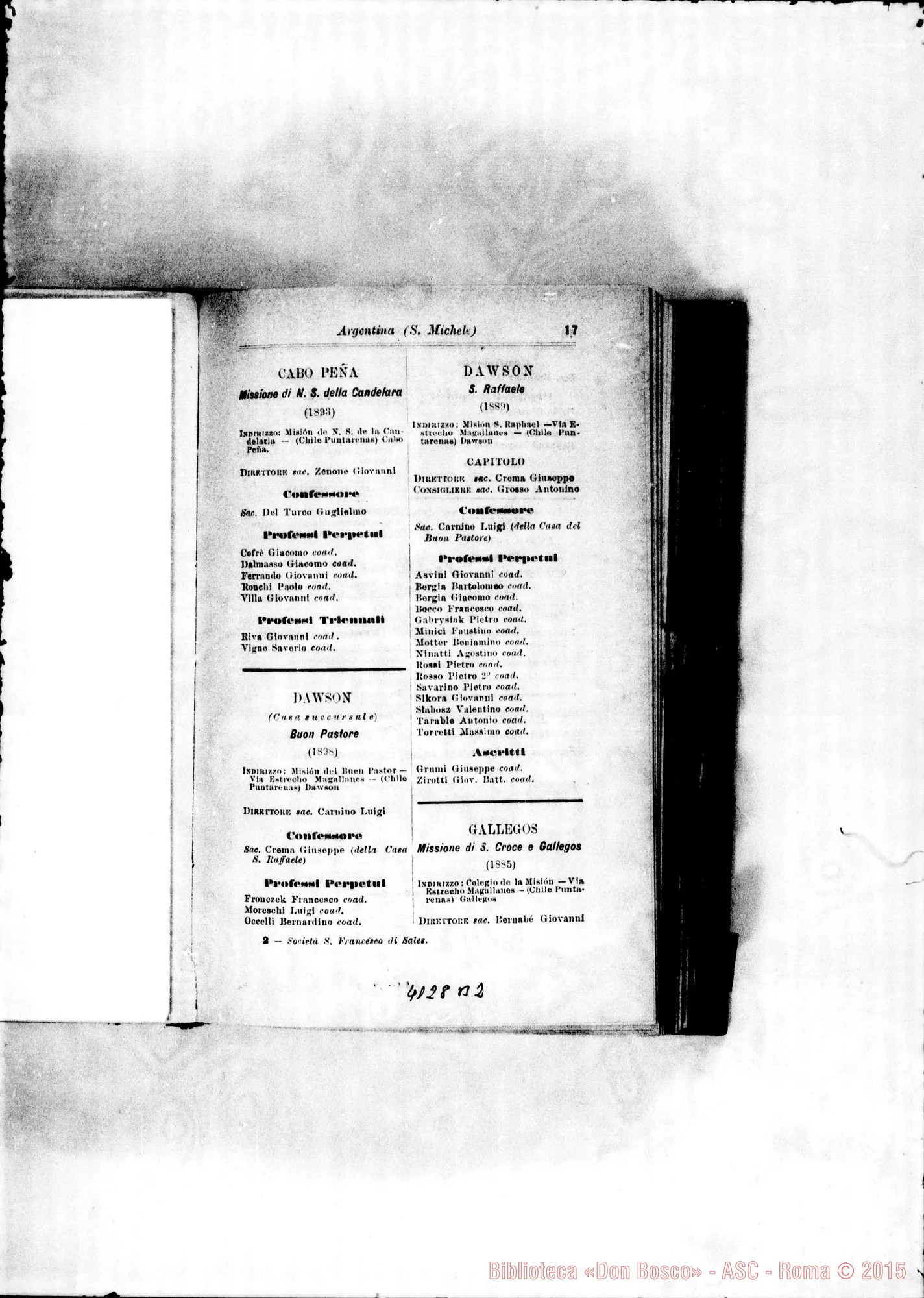 Fotogramma B 2 — America