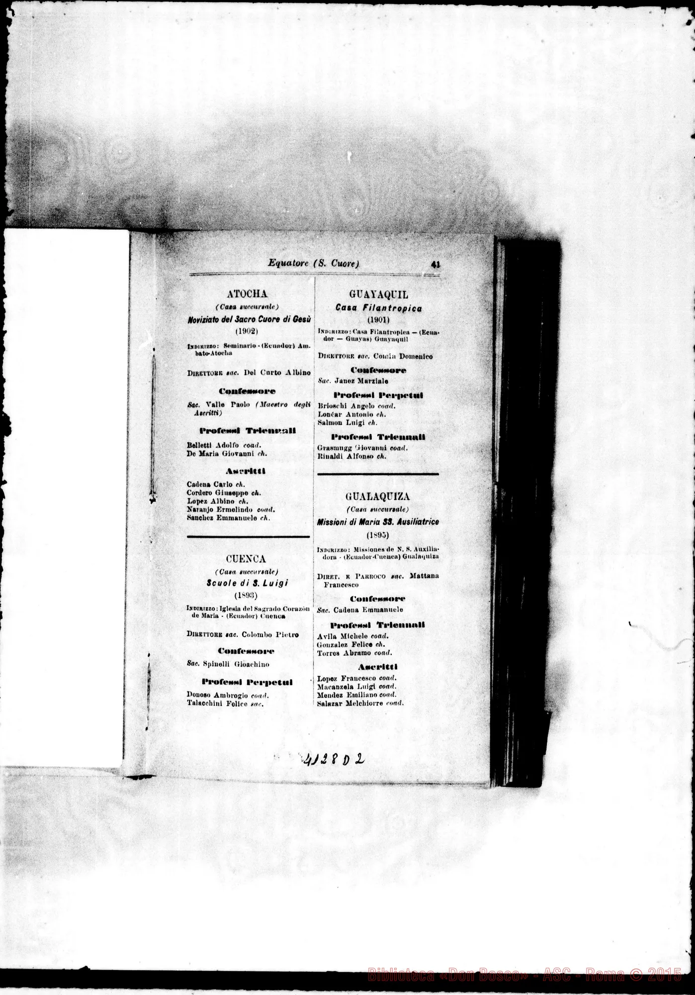 Fotogramma D 2 — America