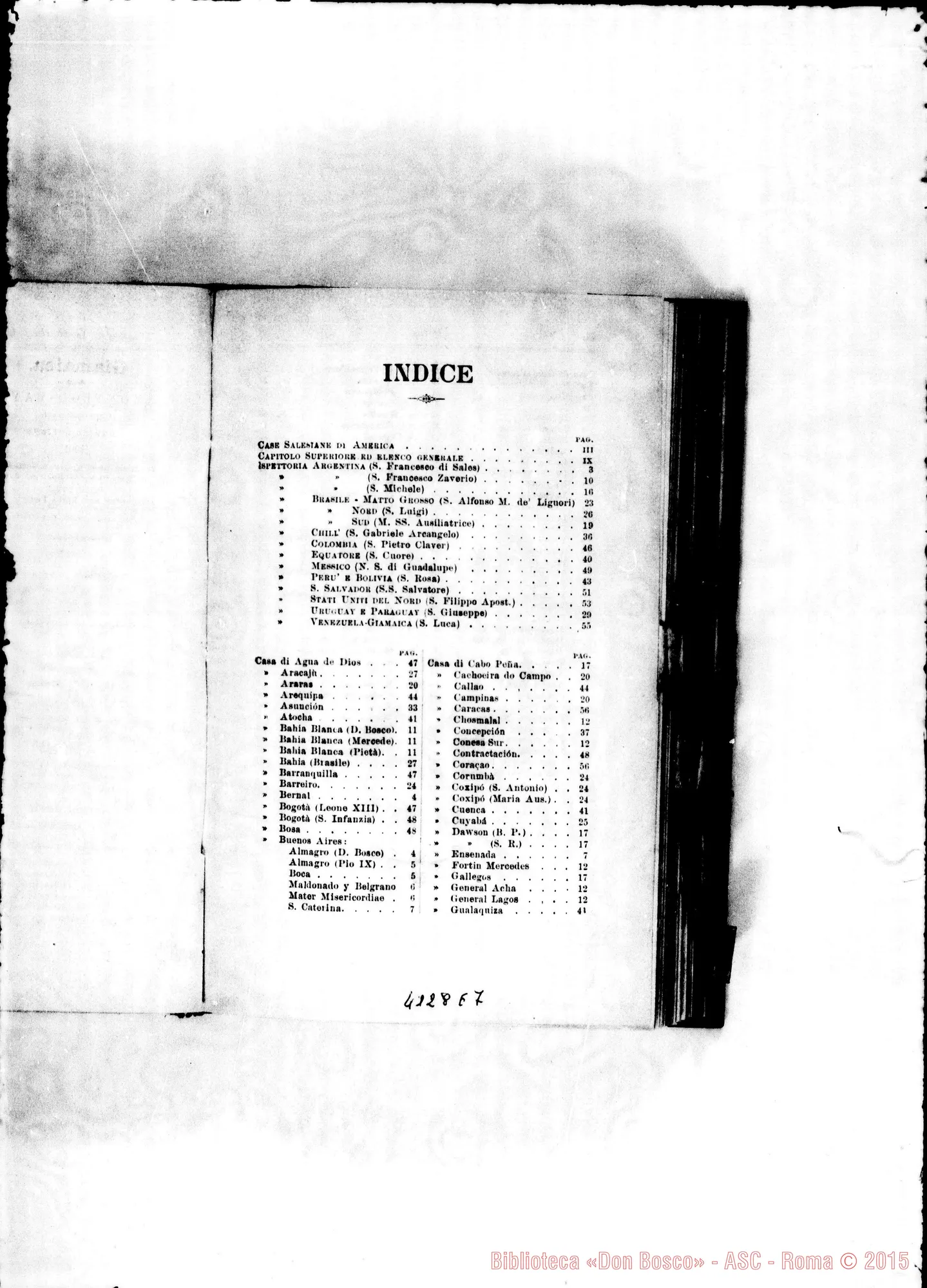 Fotogramma E 7 — America