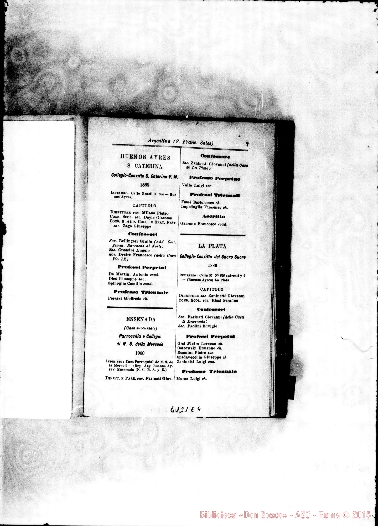 Fotogramma E 4 — America