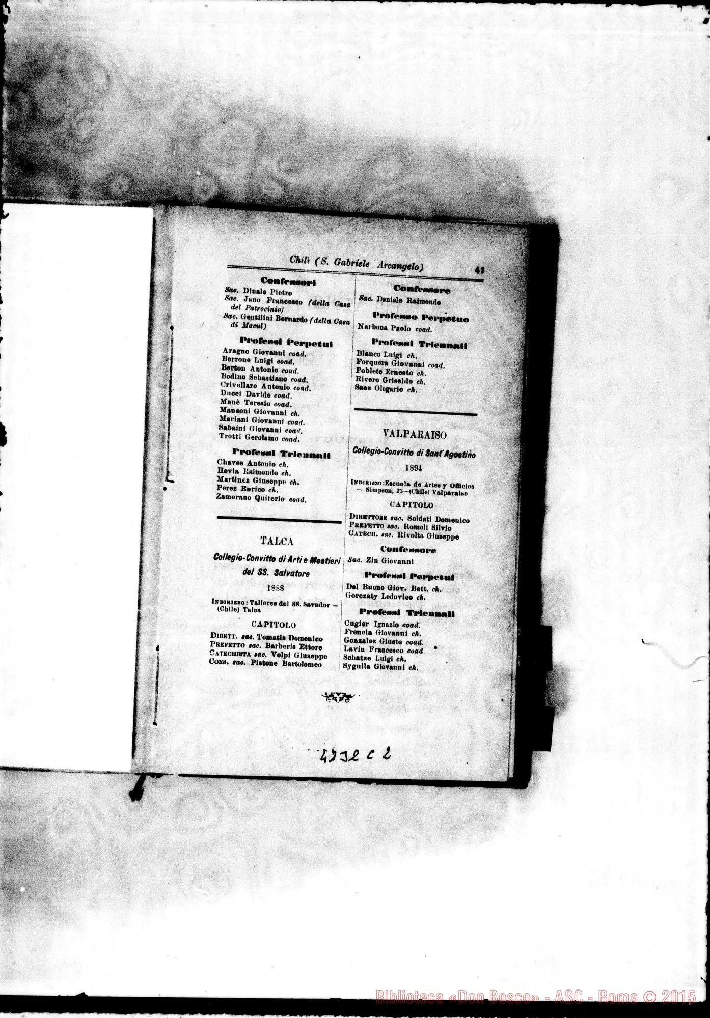 Fotogramma C 2 — America