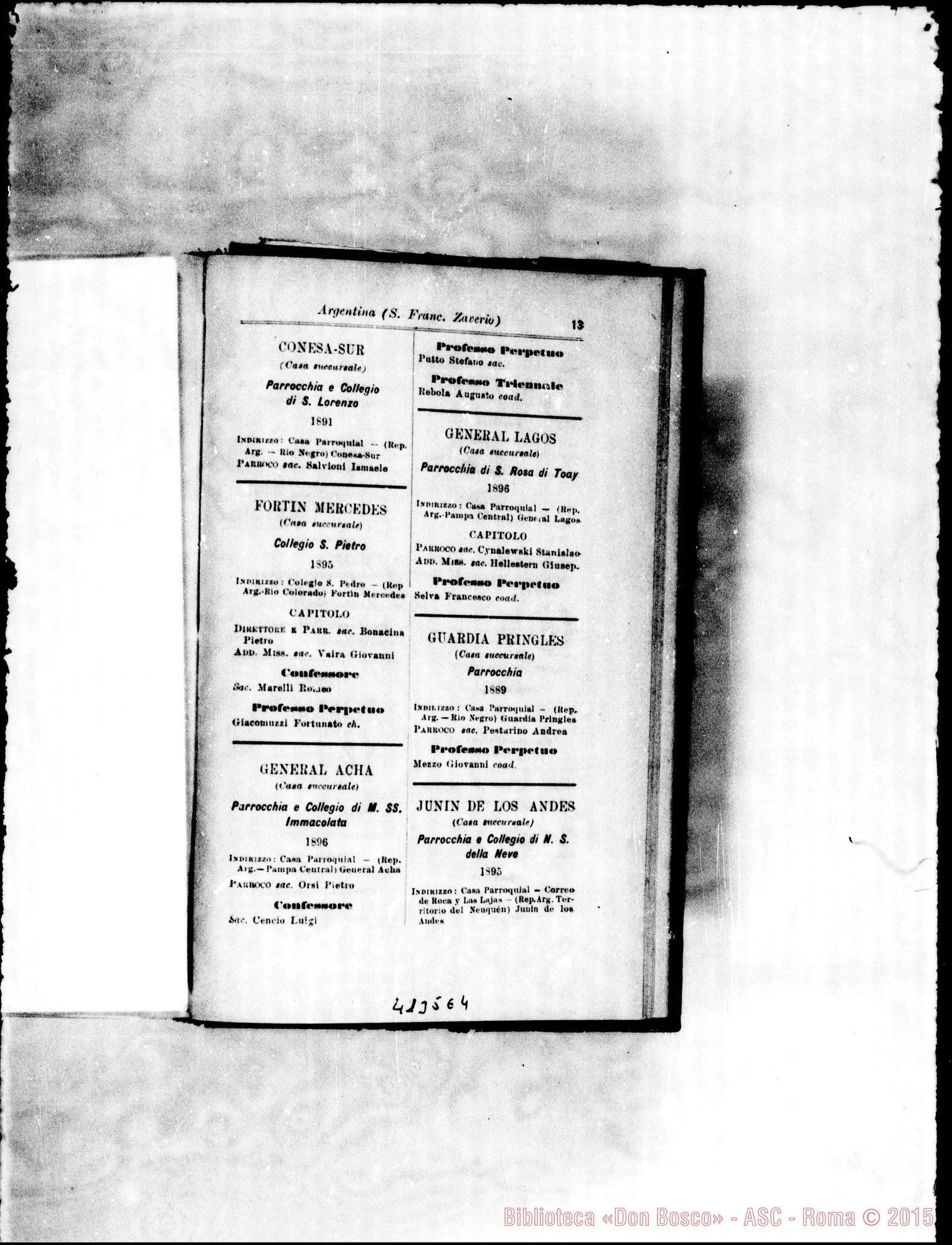 Fotogramma E 4 — America