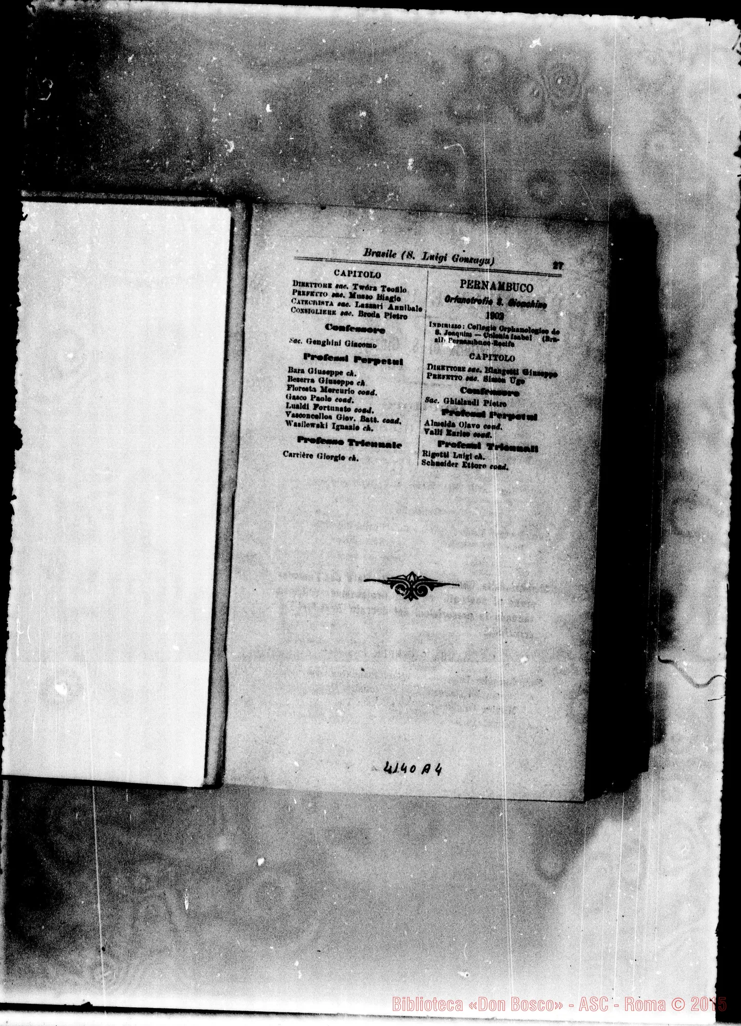 Fotogramma A 4 — America