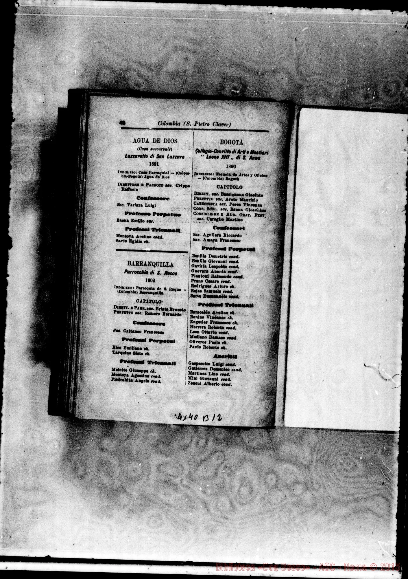 Fotogramma B 12 — America