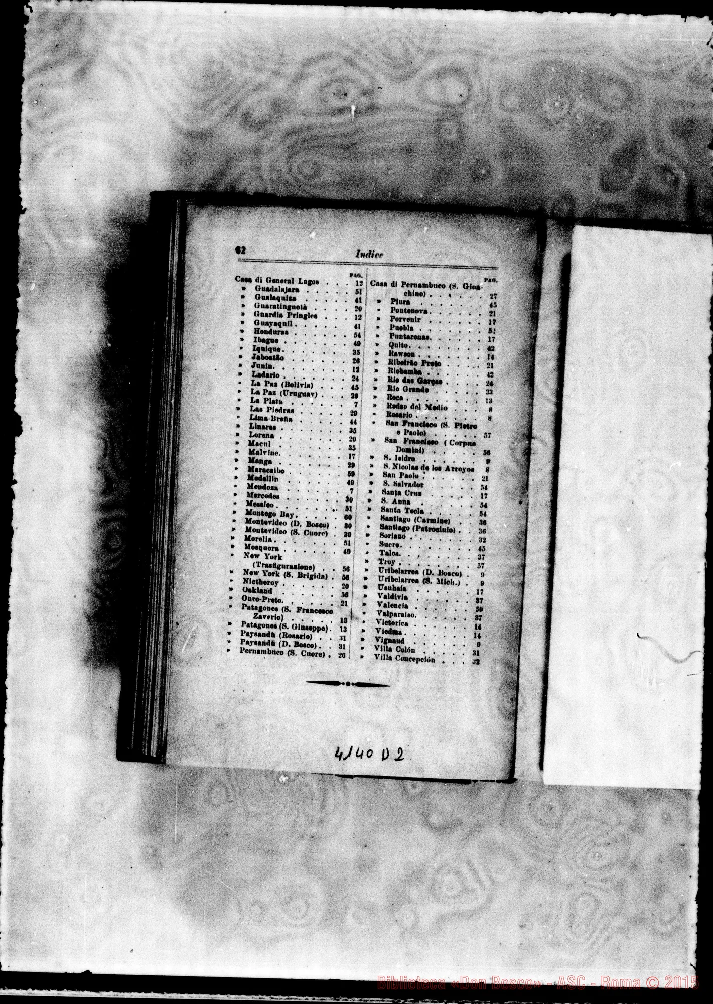 Fotogramma D 2 — America