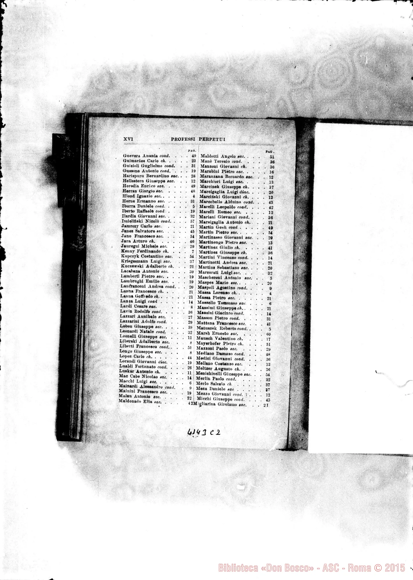 Fotogramma C 2 — America