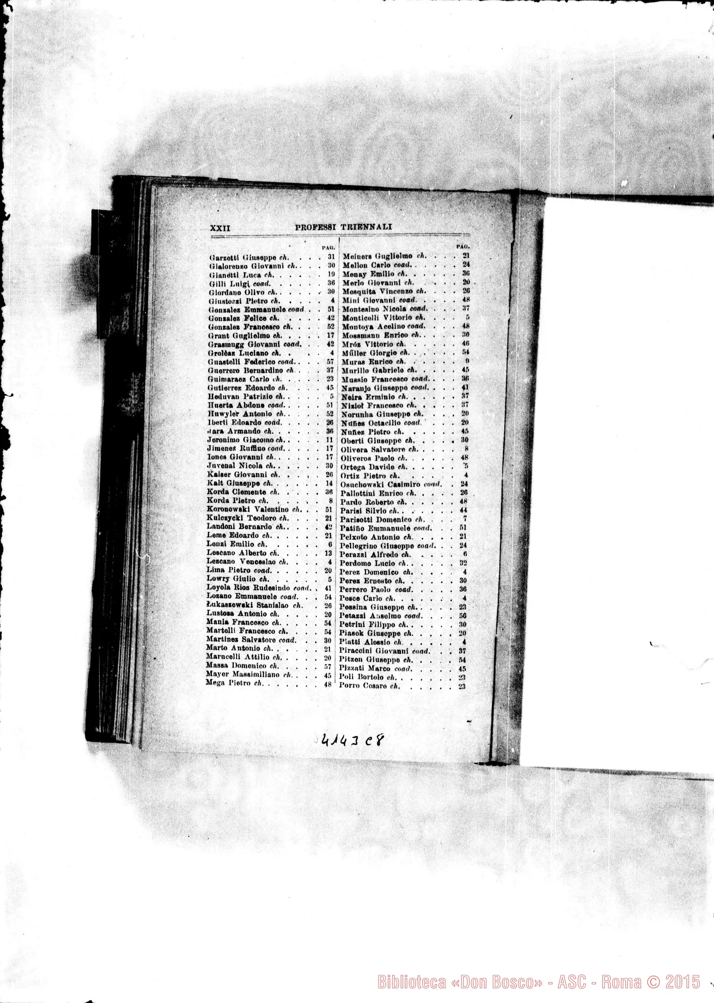 Fotogramma C 8 — America