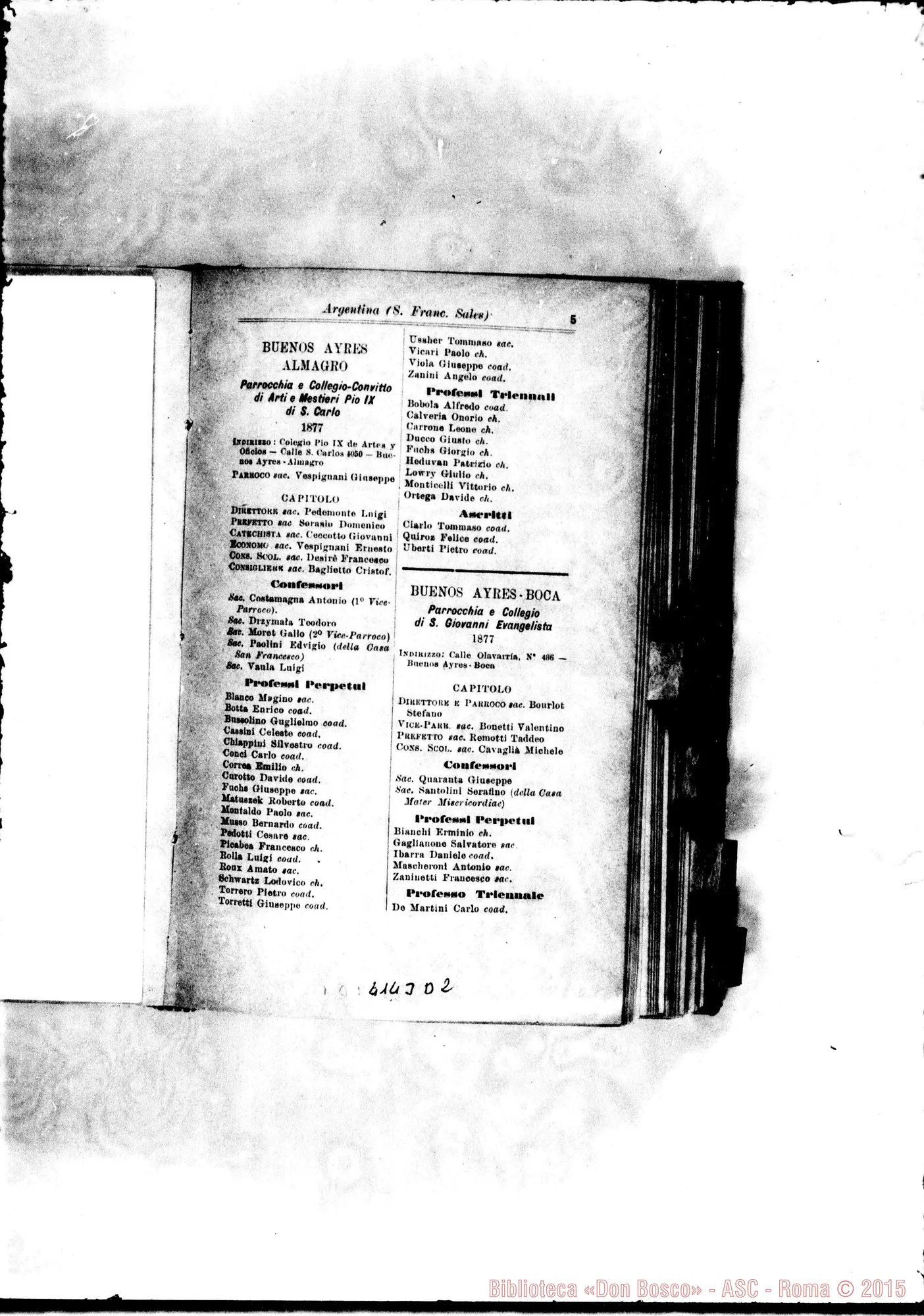 Fotogramma D 2 — America