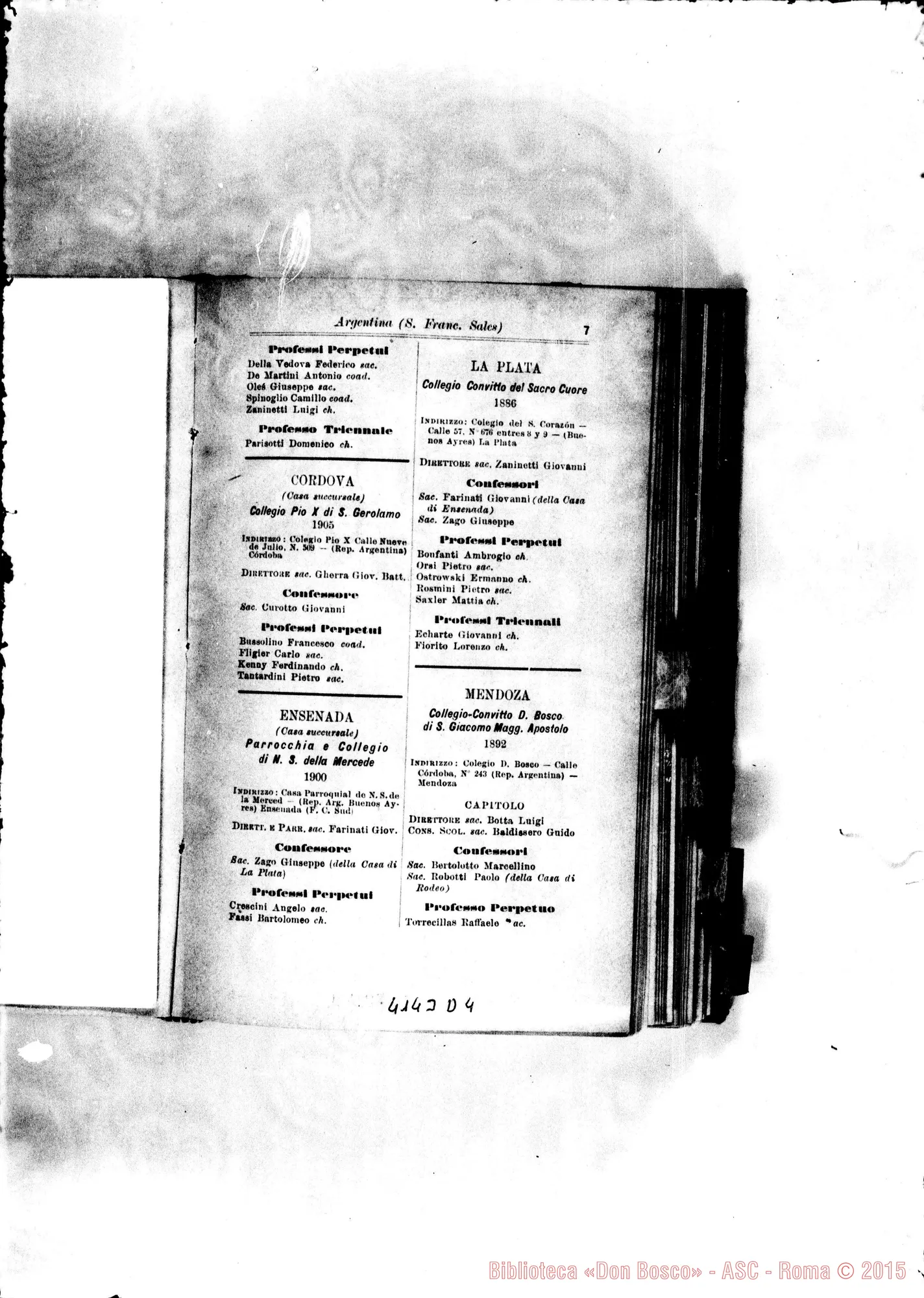 Fotogramma D 4 — America