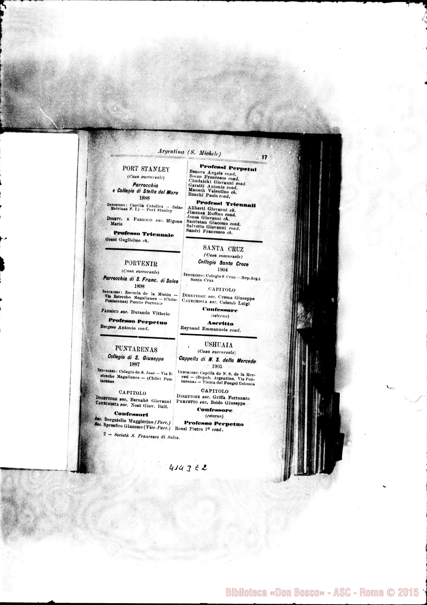 Fotogramma E 2 — America