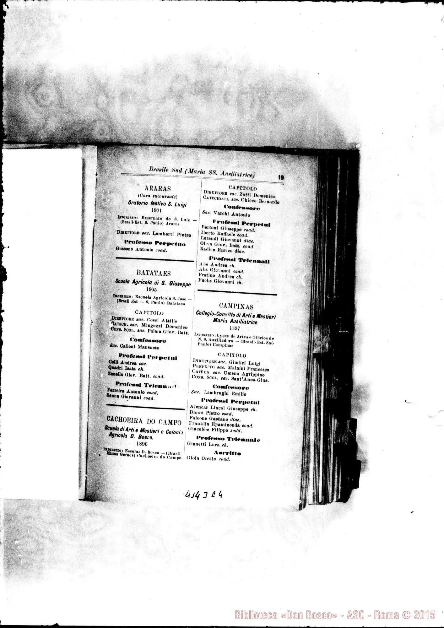 Fotogramma E 4 — America