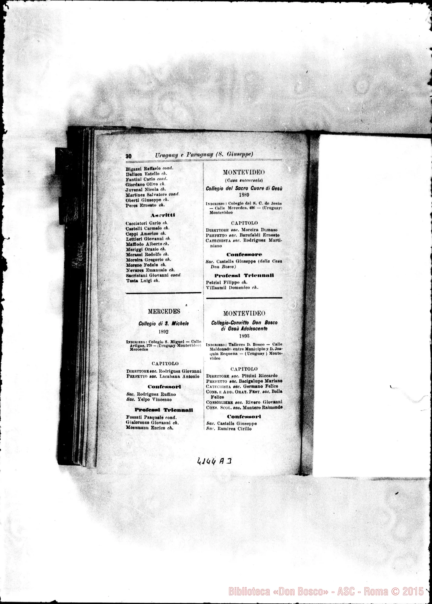 Fotogramma A 3 — America