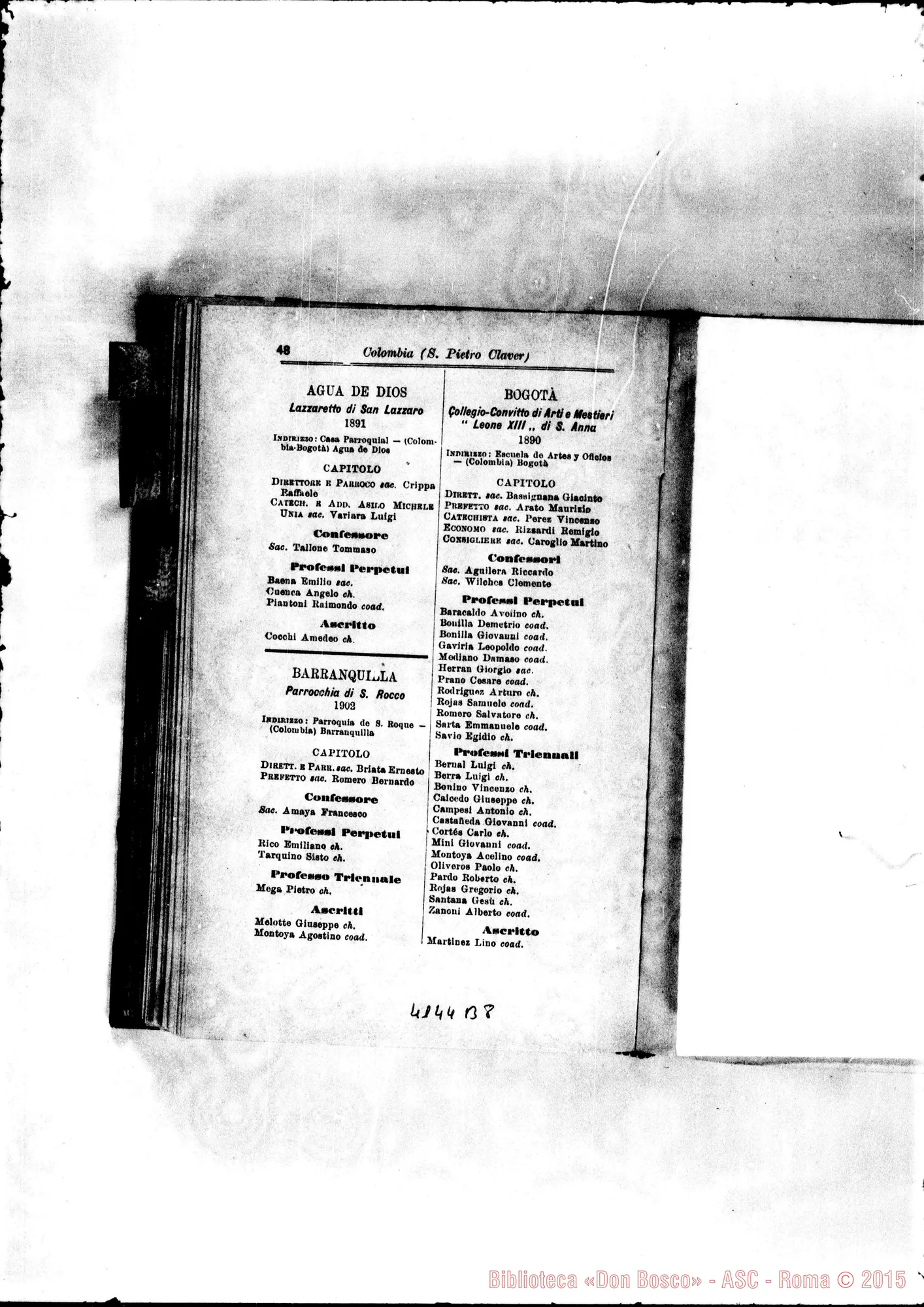 Fotogramma B 8 — America