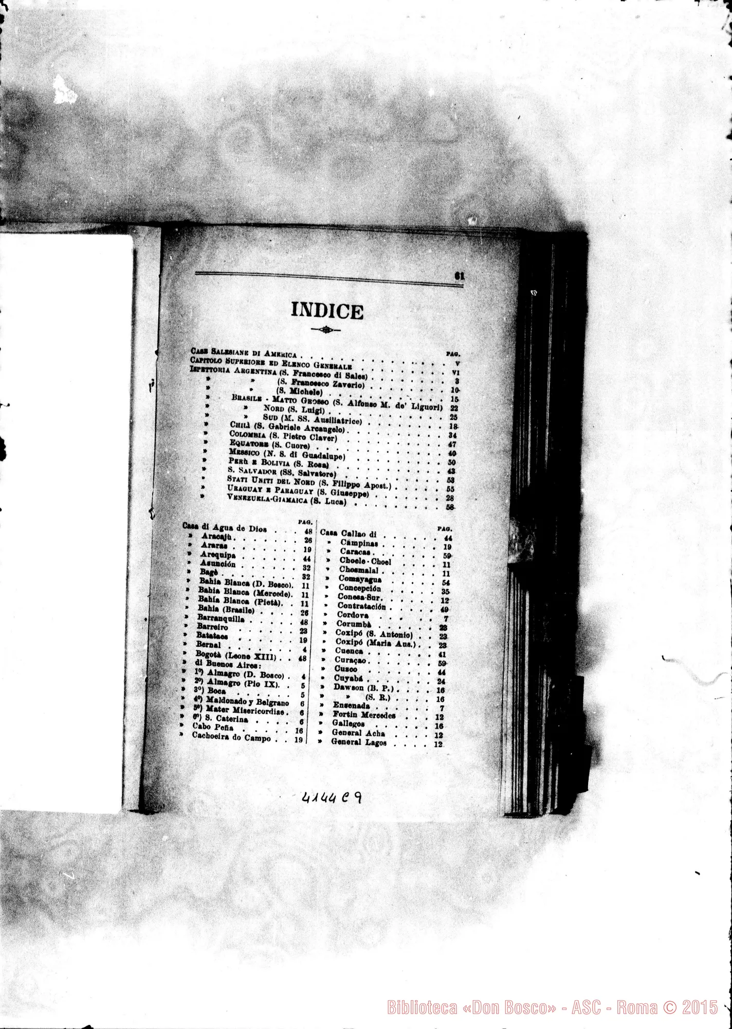 Fotogramma C 9 — America