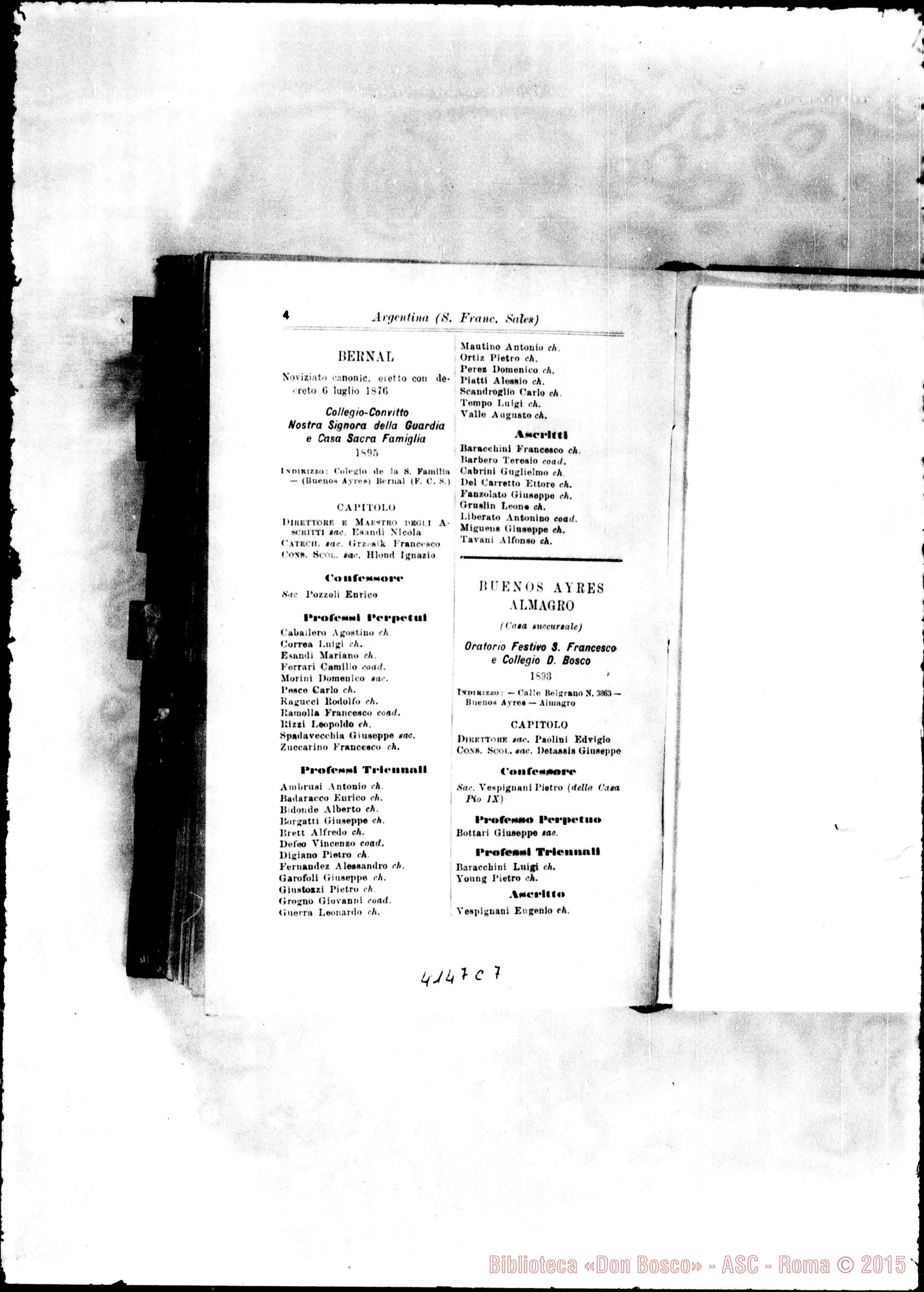 Fotogramma C 7 — America