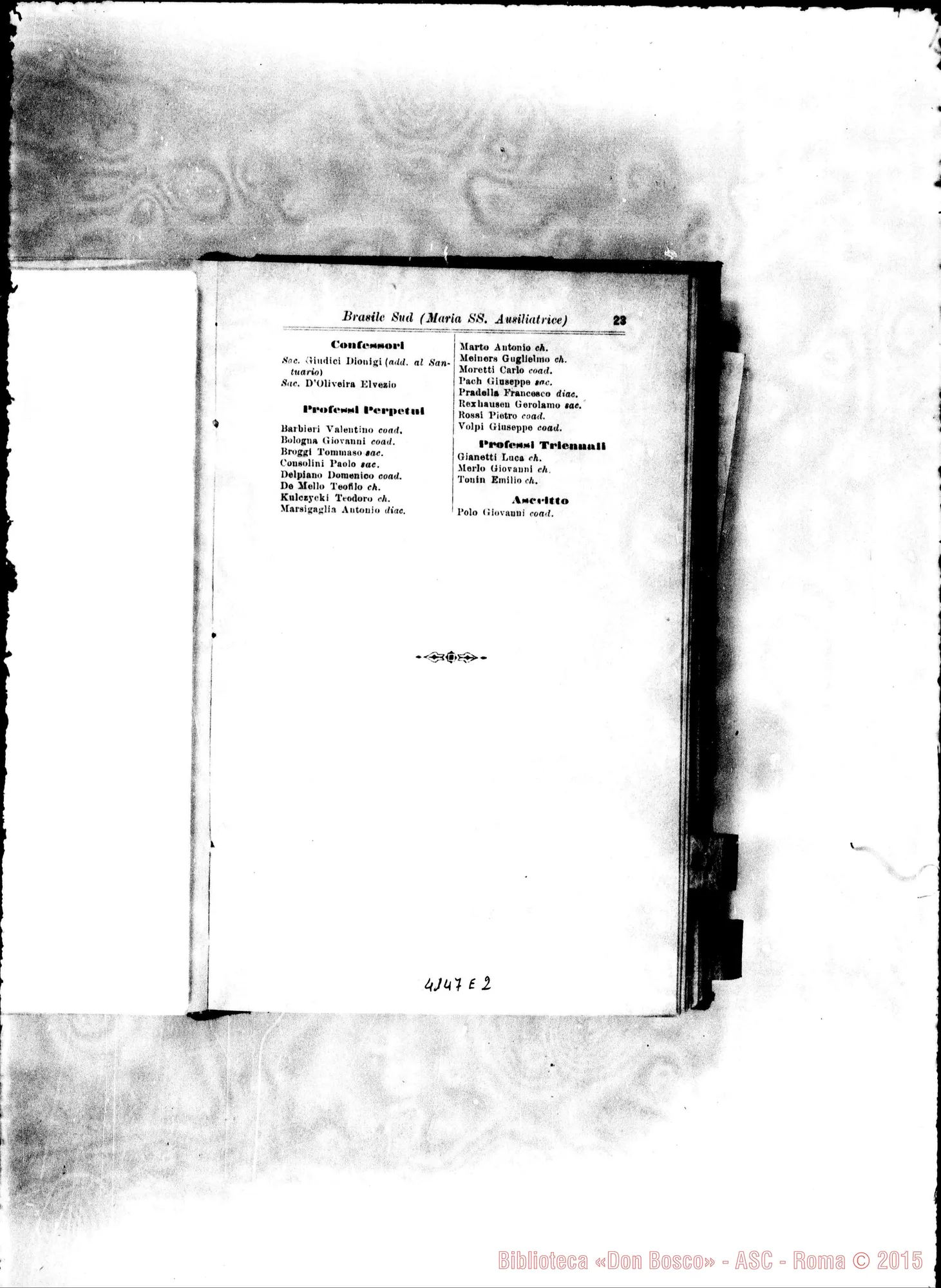 Fotogramma E 2 — America