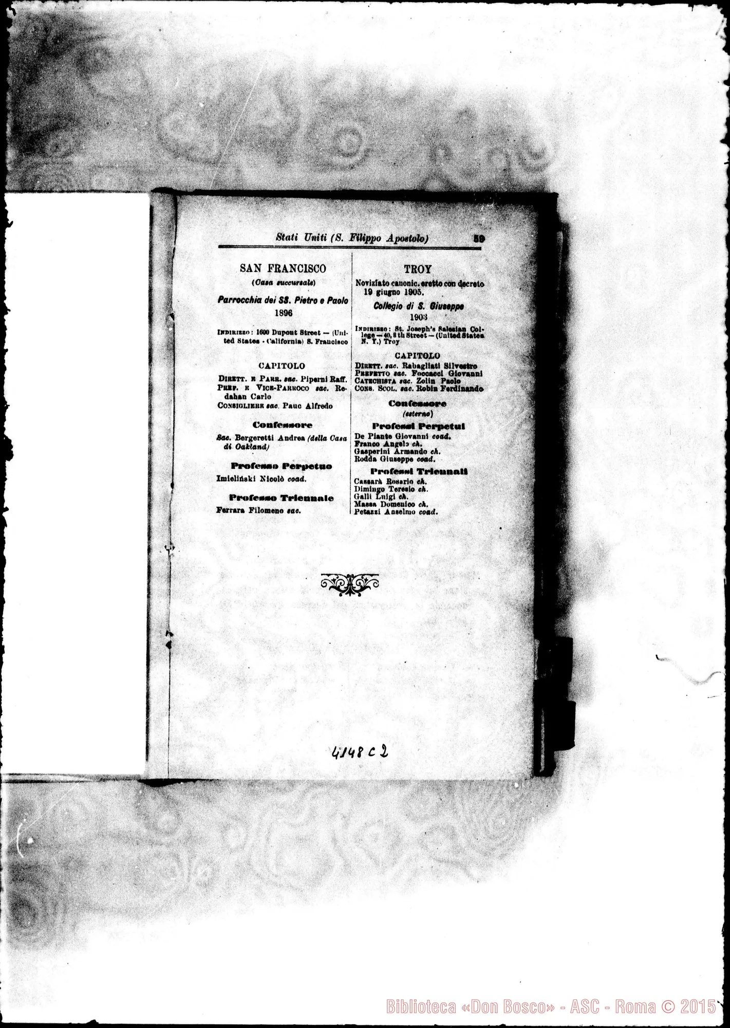 Fotogramma C 2 — America