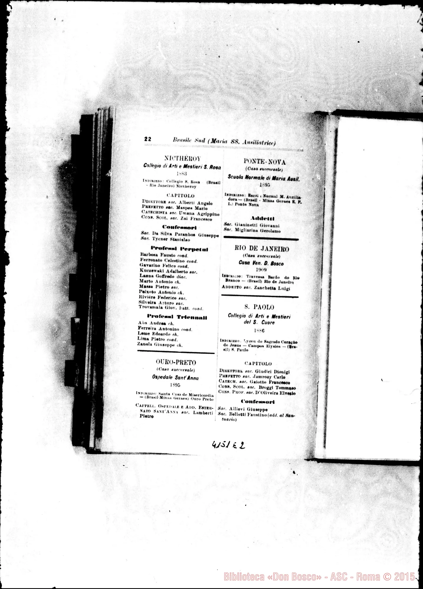 Fotogramma E 2 — America