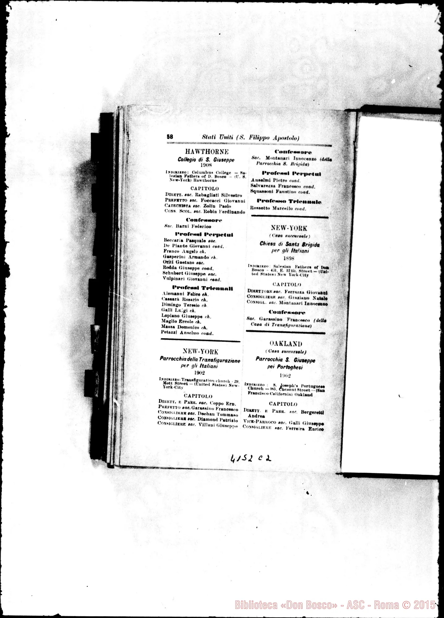Fotogramma C 2 — America