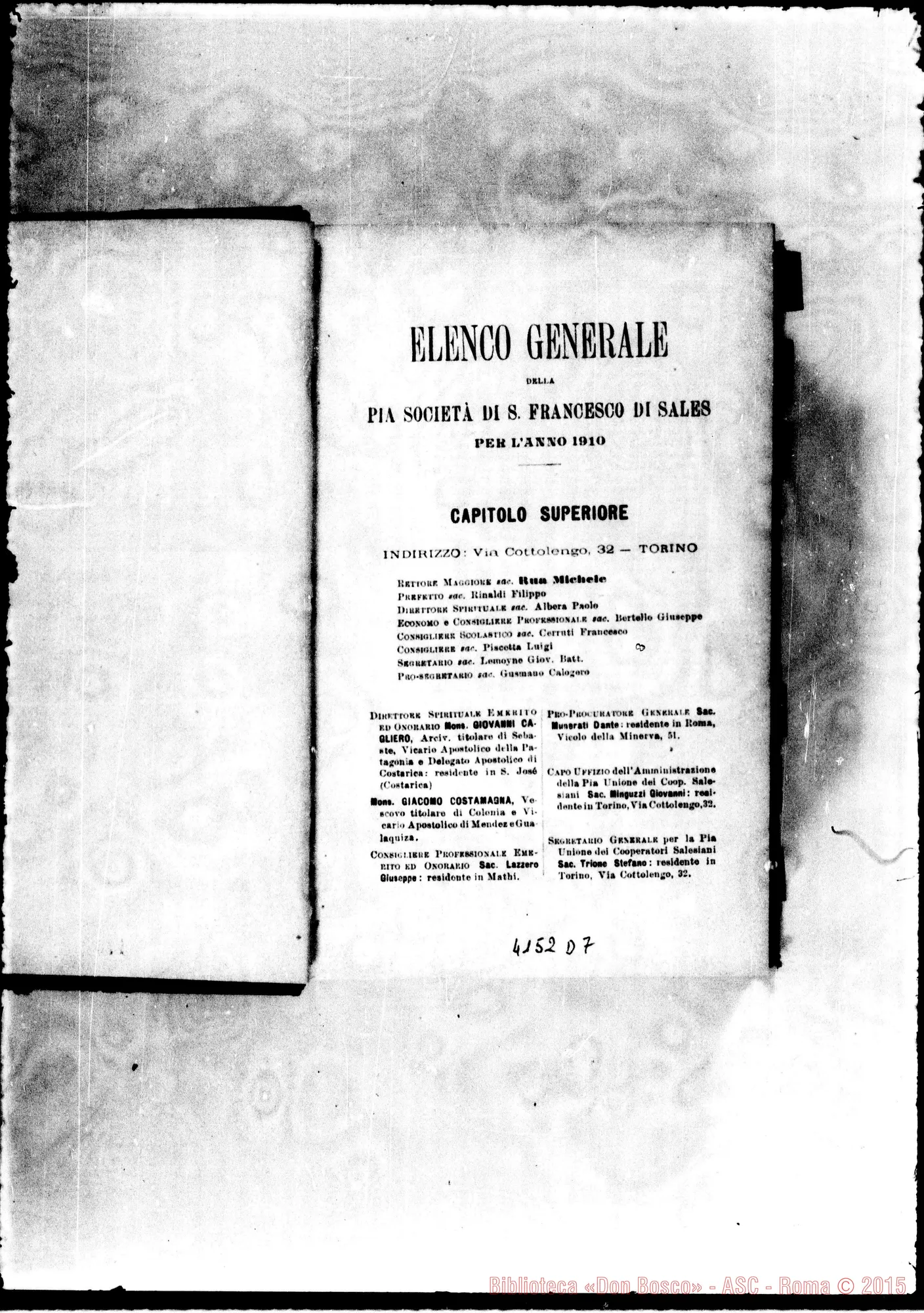 Fotogramma D 7 — 1910: Europa-Asia-Africa