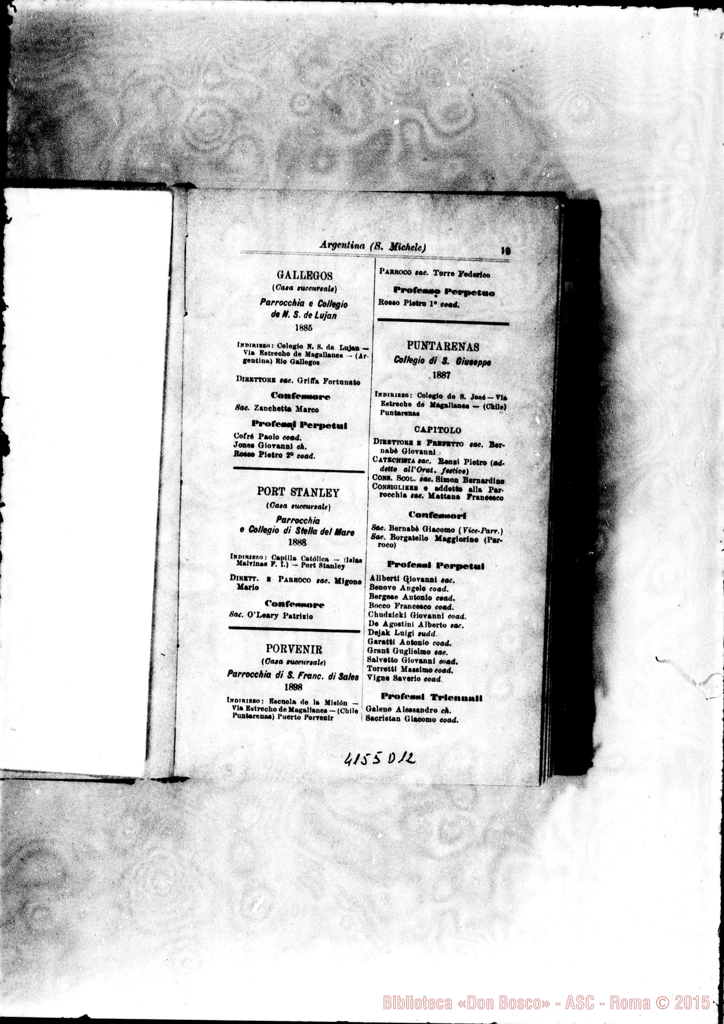 Fotogramma D 12 — America