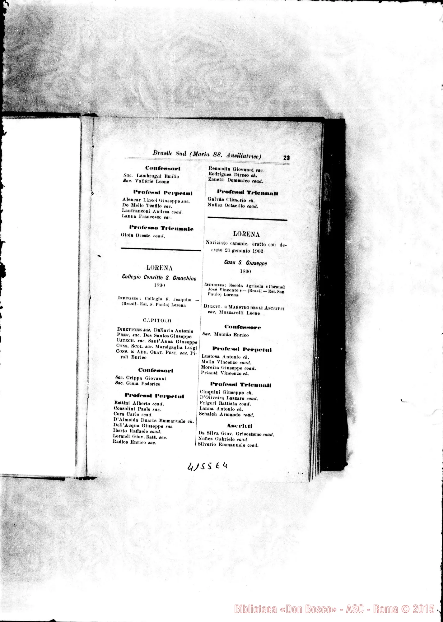 Fotogramma E 4 — America