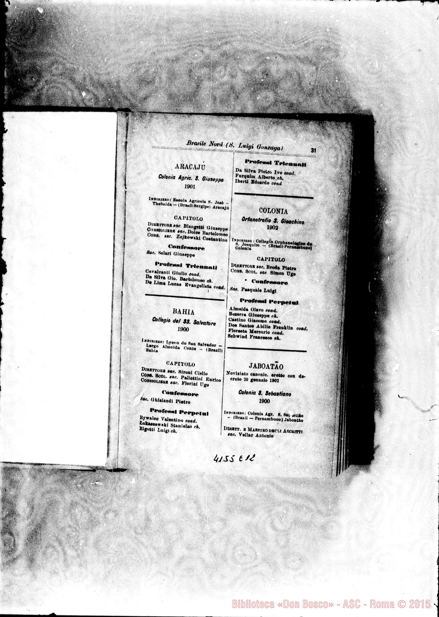 Fotogramma E 12 — America