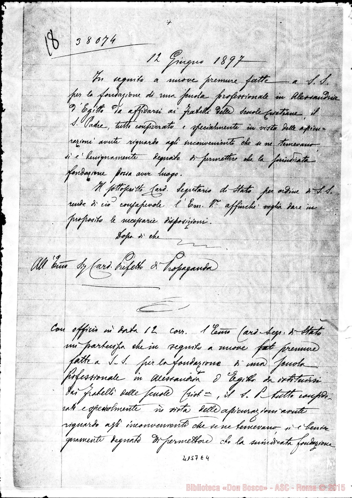 Fotogramma E 4 — Copia di alcune carte