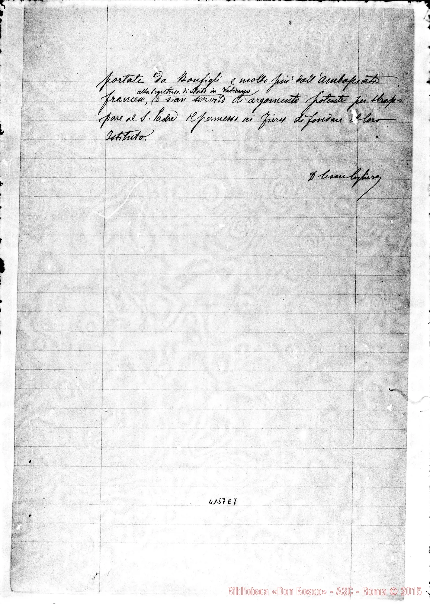 Fotogramma E 7 — Copia di alcune carte