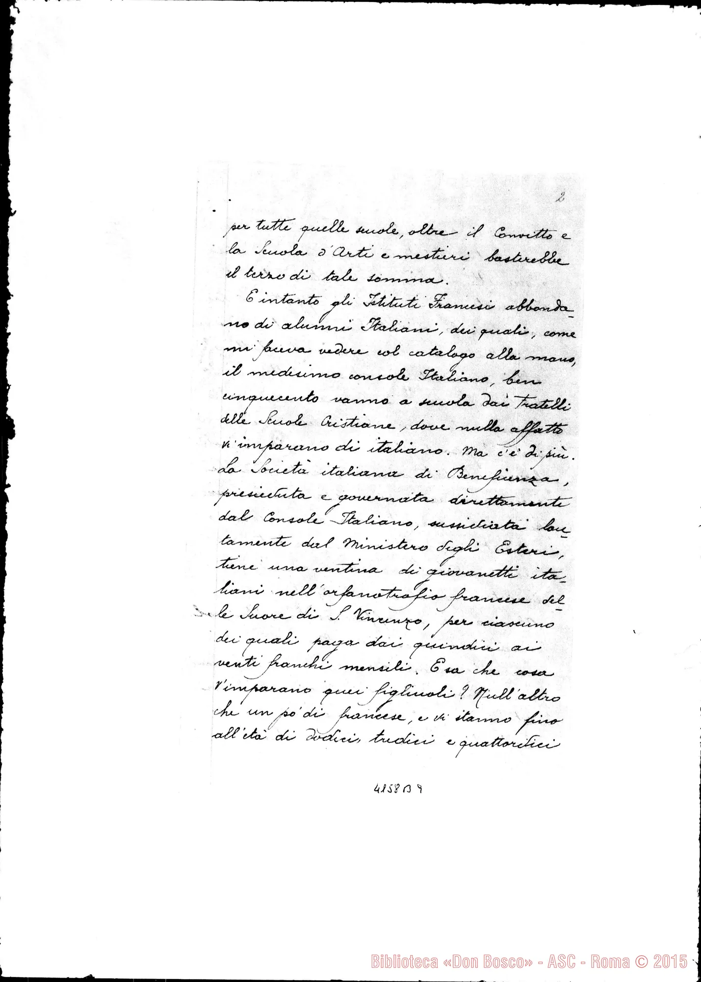 Fotogramma B 9 — Don Angelo Festa-On. Fusinato, sotto-segr. di Stato. Alessandria, 28-06-1899
