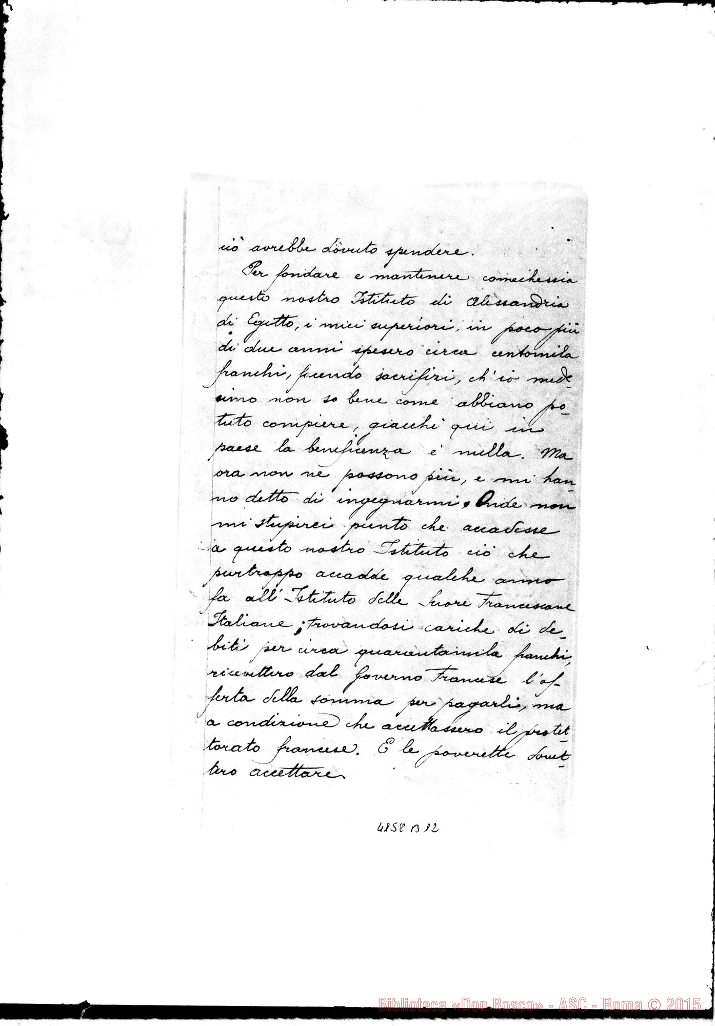 Fotogramma B 12 — Don Angelo Festa-On. Fusinato, sotto-segr. di Stato. Alessandria, 28-06-1899