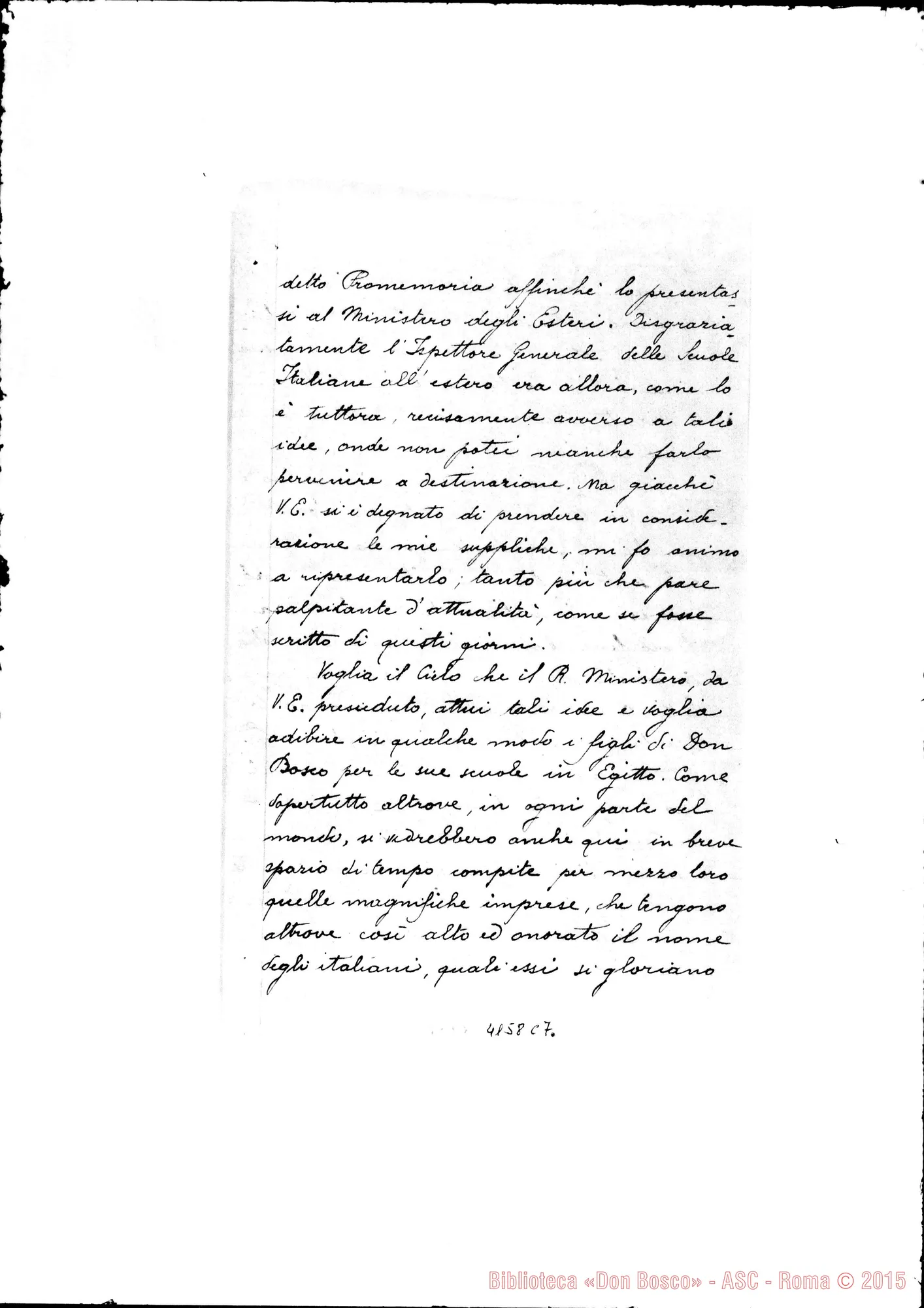 Fotogramma C 7 — Don Angelo Festa-On. Fusinato, sotto-segr. di Stato. Alessandria, 28-06-1899