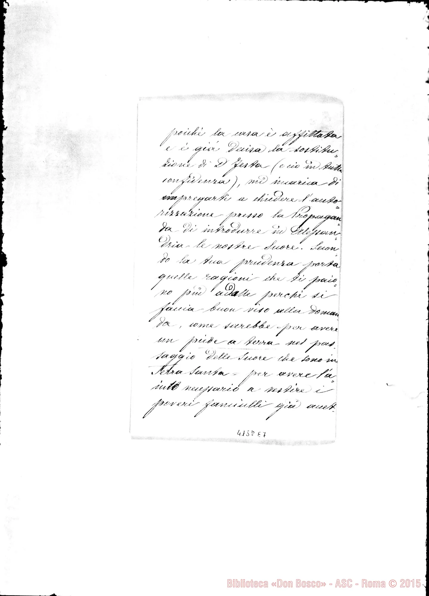 Fotogramma E 7 — Don Marenco-Don Cagliero C.. Novara, 5-06-1898