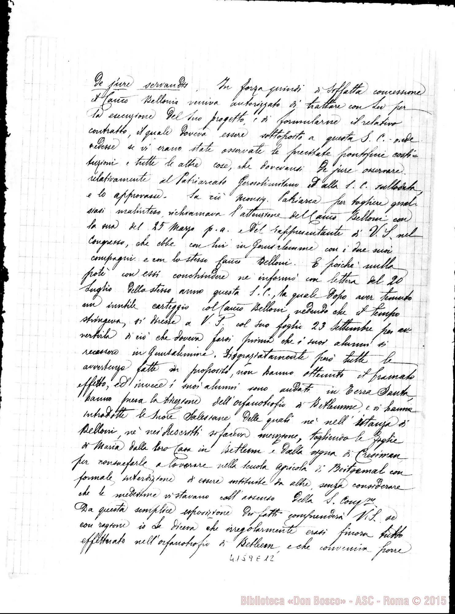 Fotogramma E 12 — Card. Lédochowski-Don Rua. Roma, 4-05-1892. Copia
