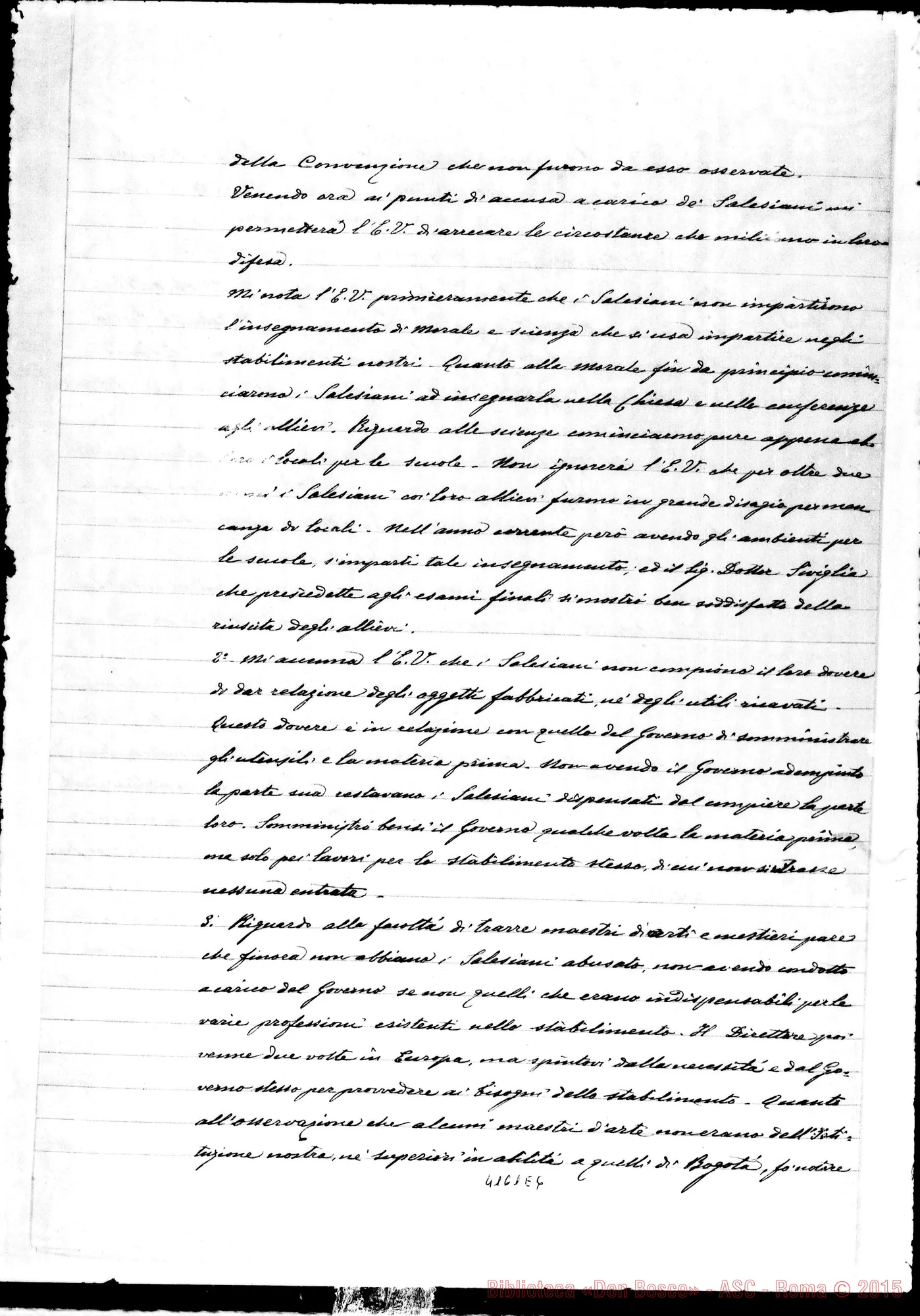 Fotogramma E 6 — Don Rua-Joaquin Vélez. Torino, 12-1893. Firma E data autogr. Rua