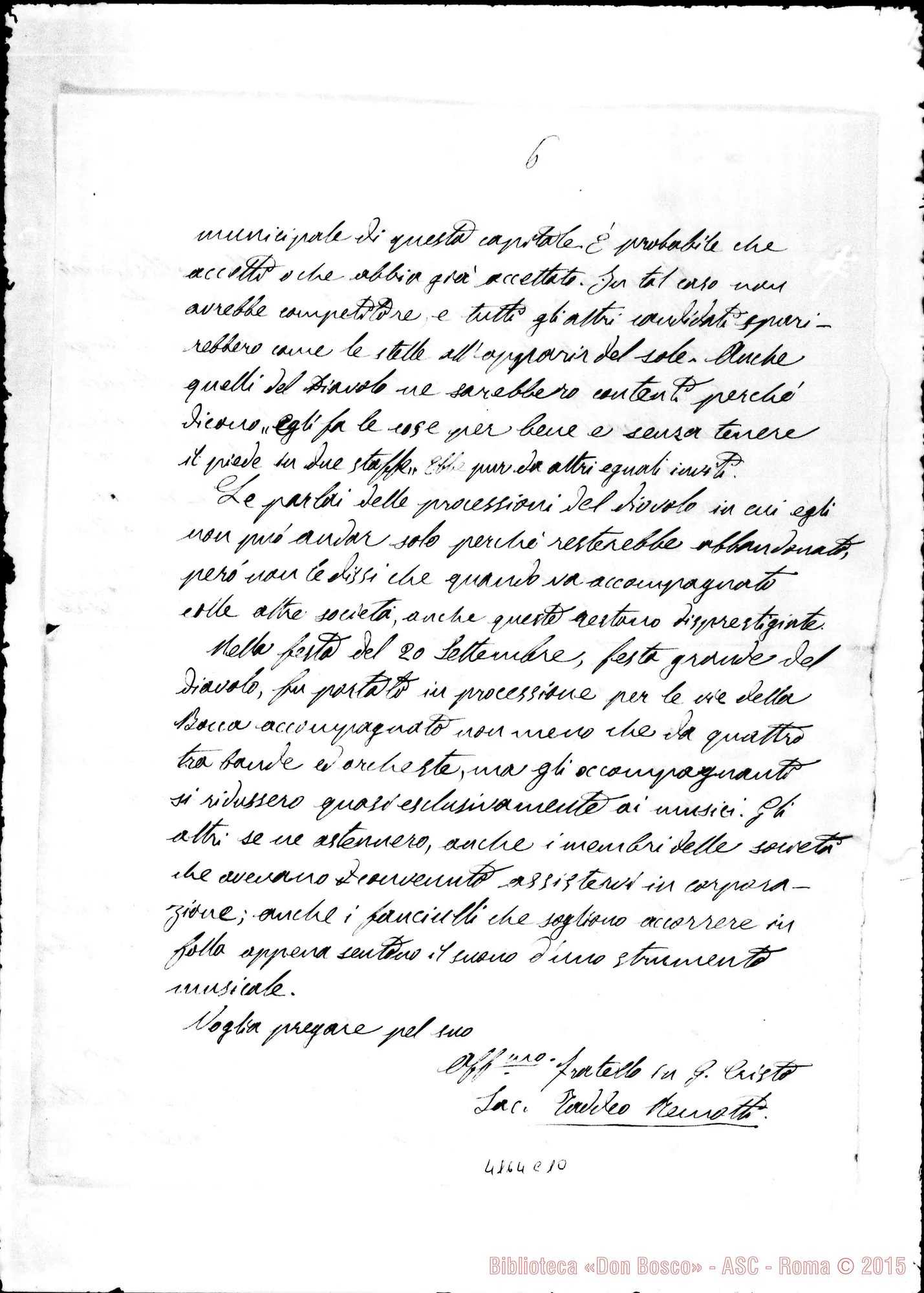 Fotogramma C 10 — Don Taddeo Remotti-Don Cagliero C.. Buenos Aires, 10-11-1896