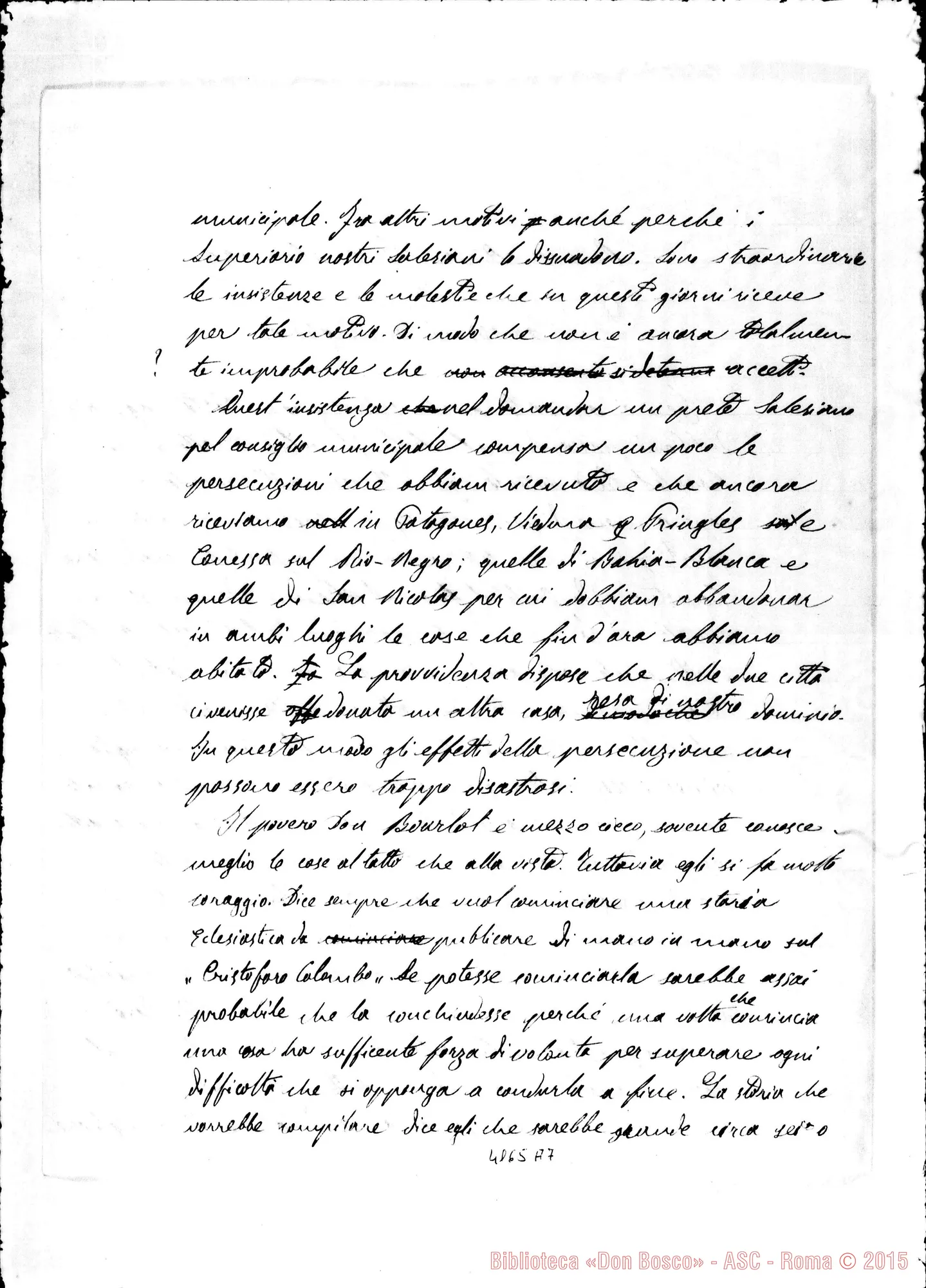 Fotogramma A 7 — Don Taddeo Remotti-Don Cagliero C.. Buenos Aires, 19-11-1896
