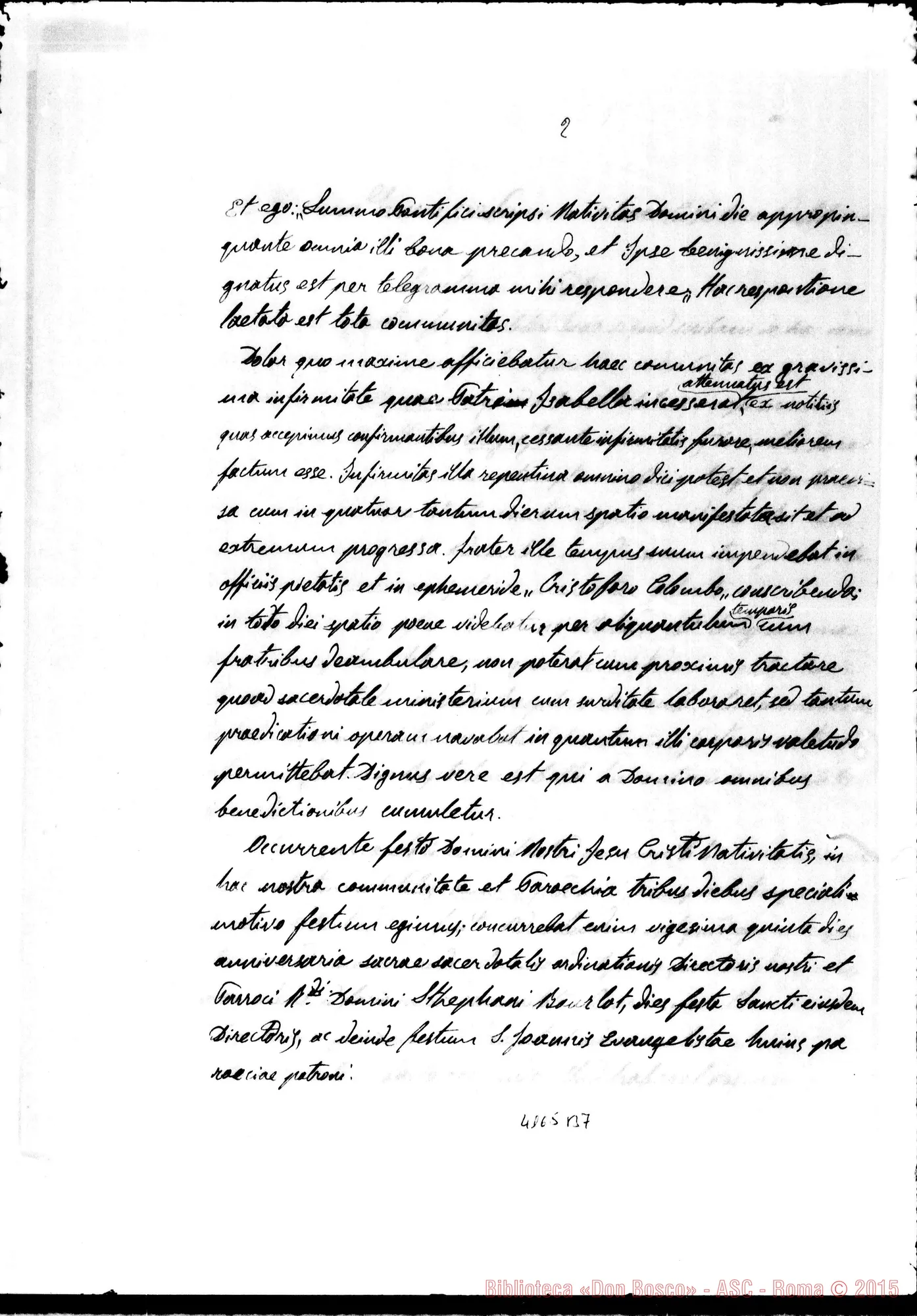 Fotogramma B 7 — Don Taddeo Remotti-Papa Leone XIII. Buenos Aires, 3-01-1897