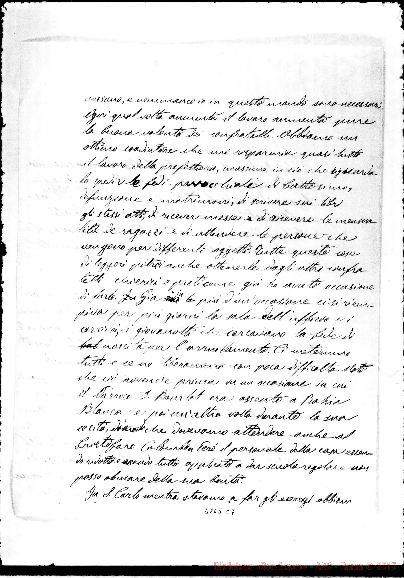 Fotogramma C 7 — Don Taddeo Remotti-Don Cagliero C.. Buenos Aires, 27-01-1897